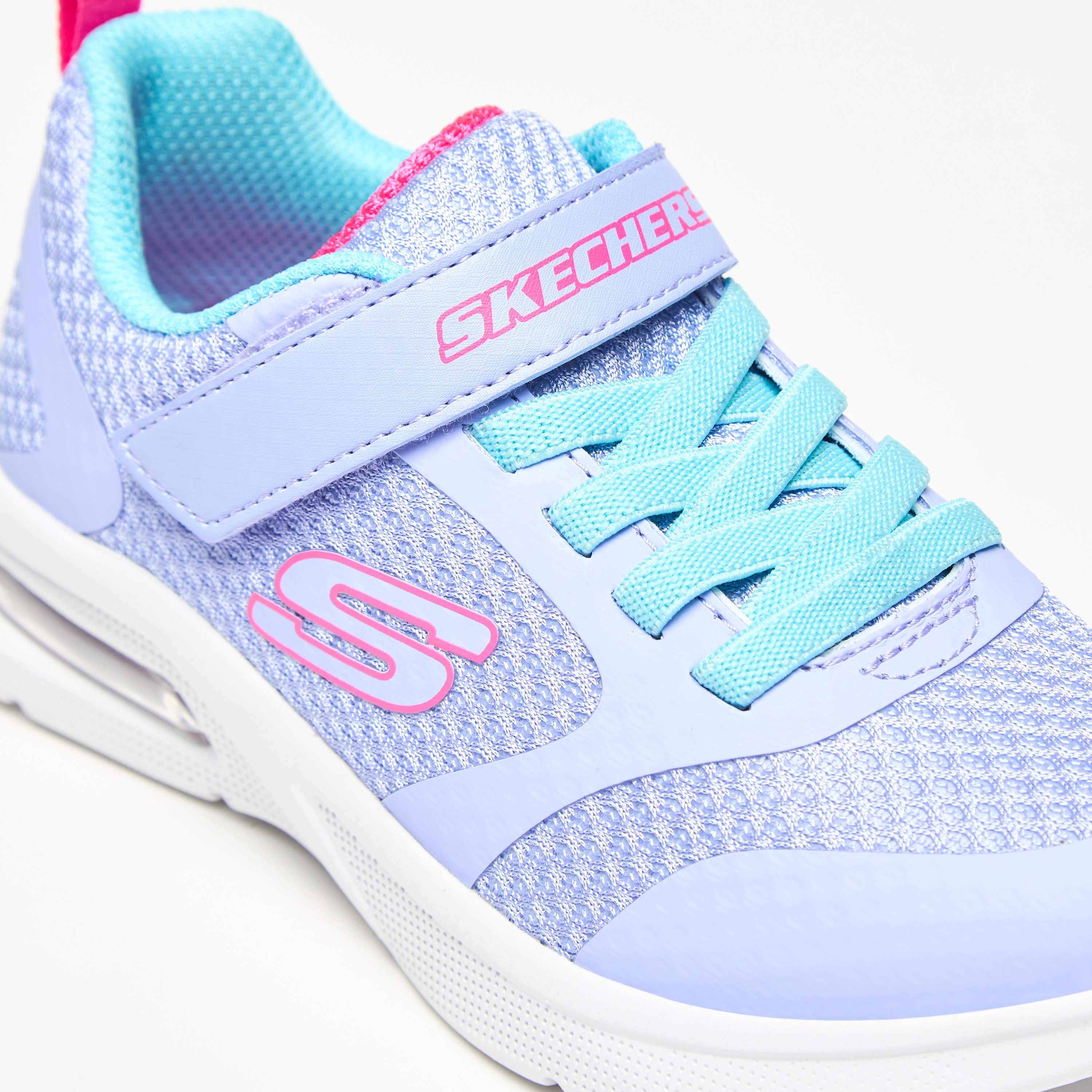 Skechers Microspec Max Girls Memory Foam Low Ankle Sneakers 303543L-BKLV | OE-girls-shoes-sneakers-image-31