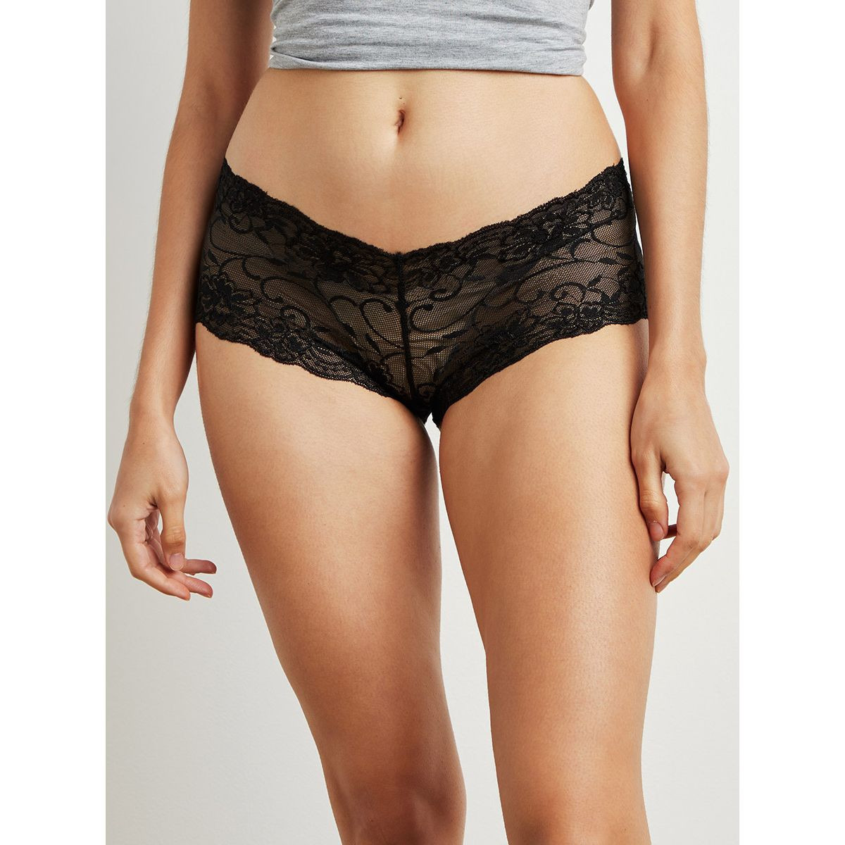 Styli Pack of 3 - Lace French Knickers Shorts-women-clothing-lingerie-panties-image-5
