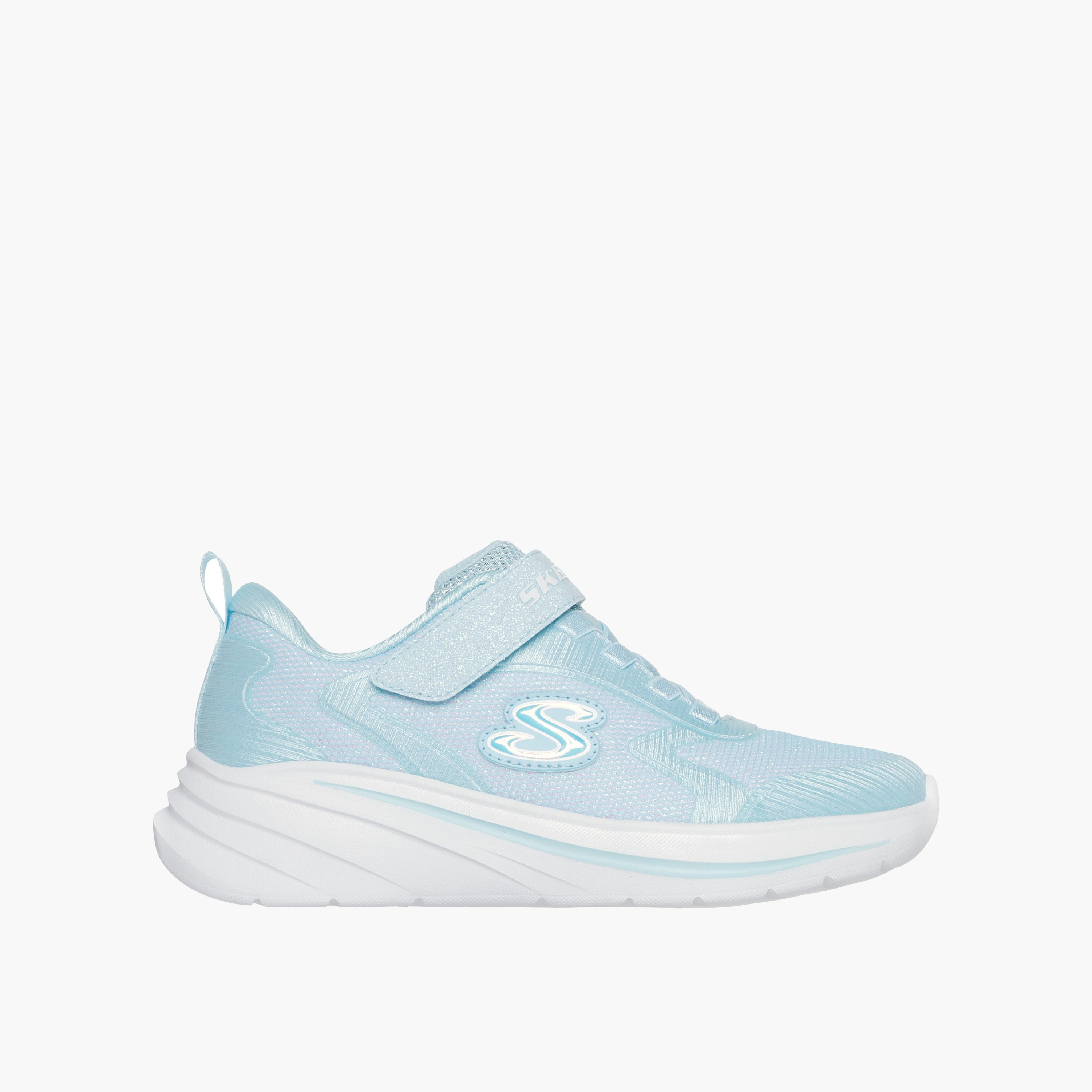 Skechers Girls Wave 92 Hook & Loop Sports Shoes-girls-shoes-sneakers-image-1