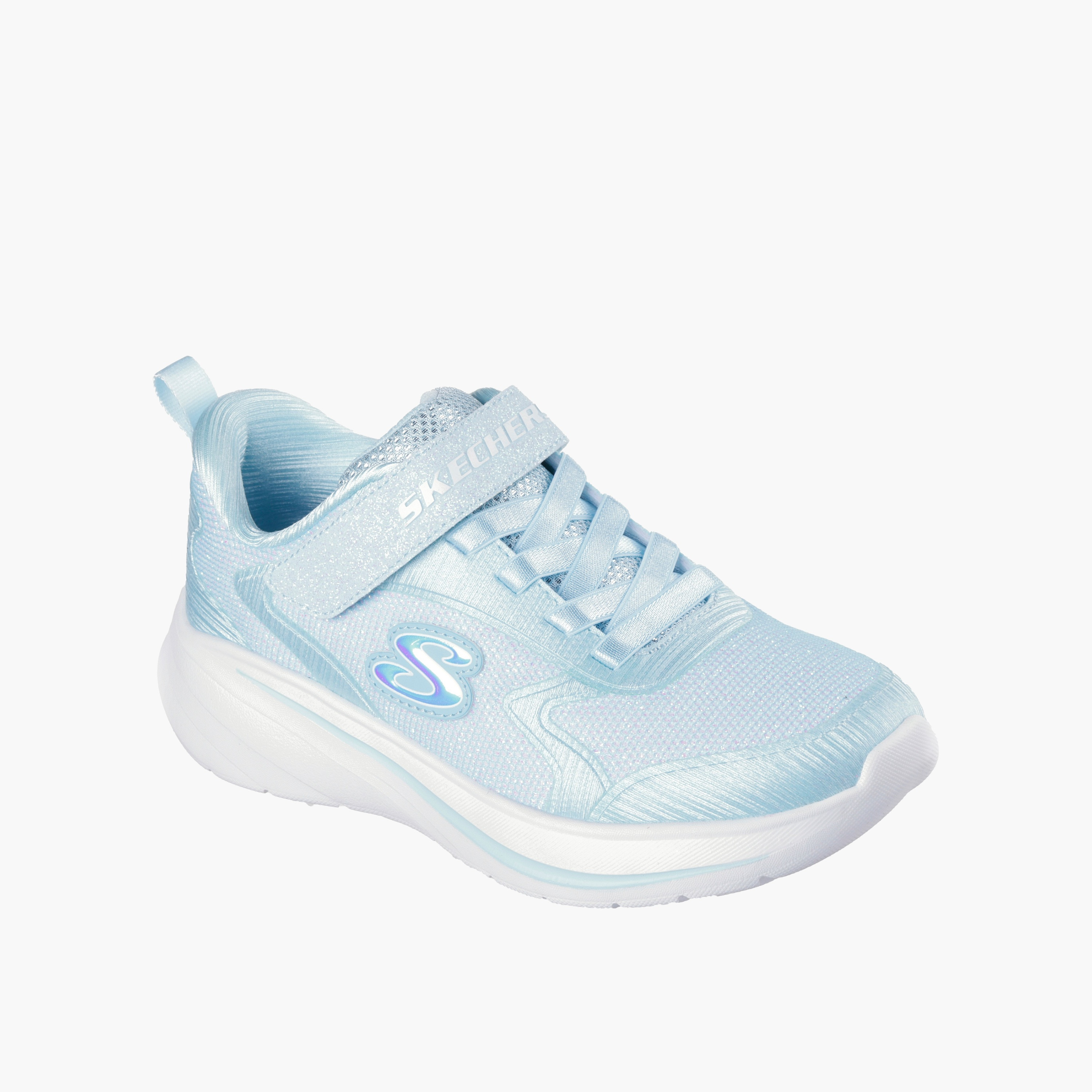 Skechers Girls Wave 92 Hook & Loop Sports Shoes-girls-shoes-sneakers-image-5