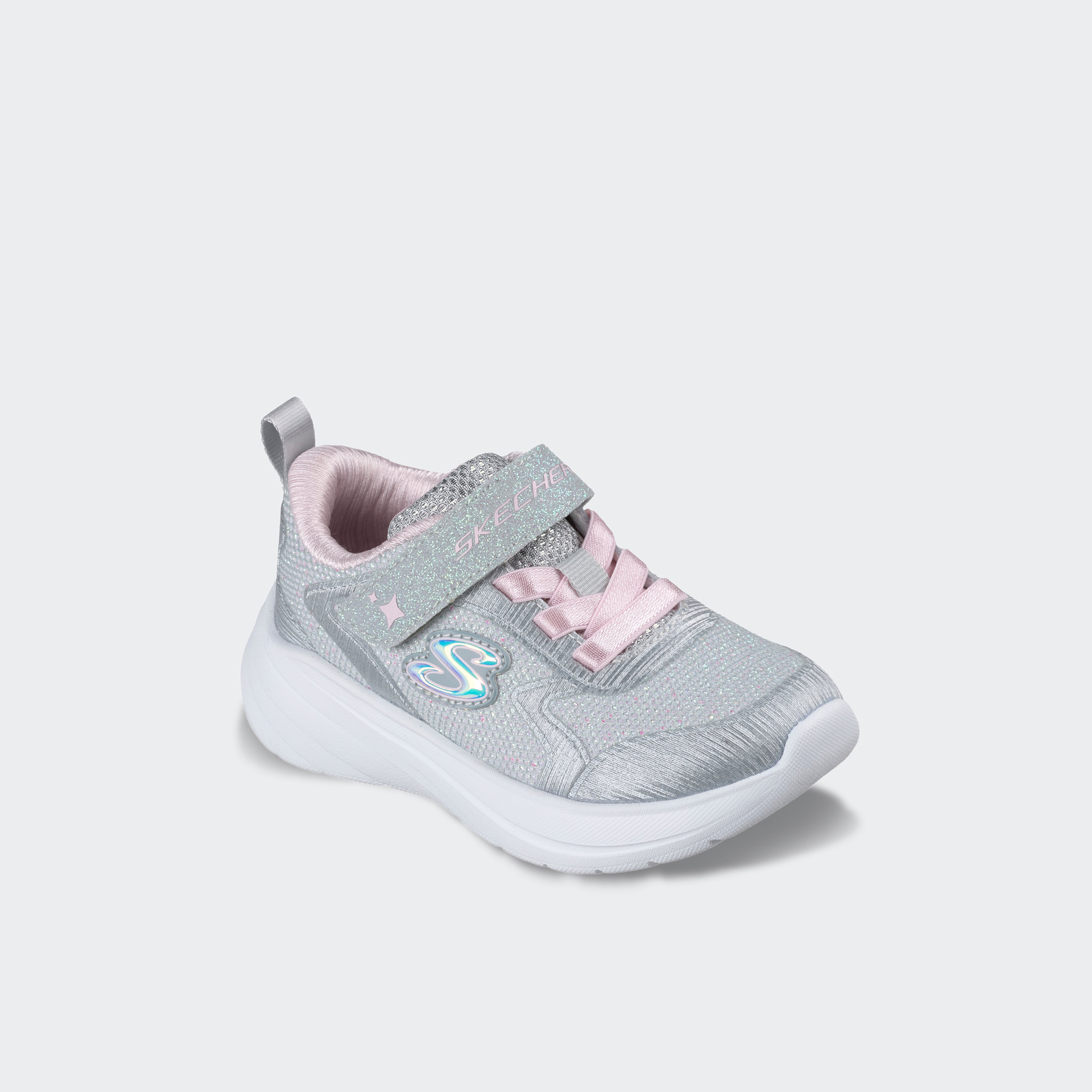 حذاء سنيكرز بشريط لاصق ويف 92 للأطفال من سكيتشرز-baby-girls-shoes-closedshoes-image-1