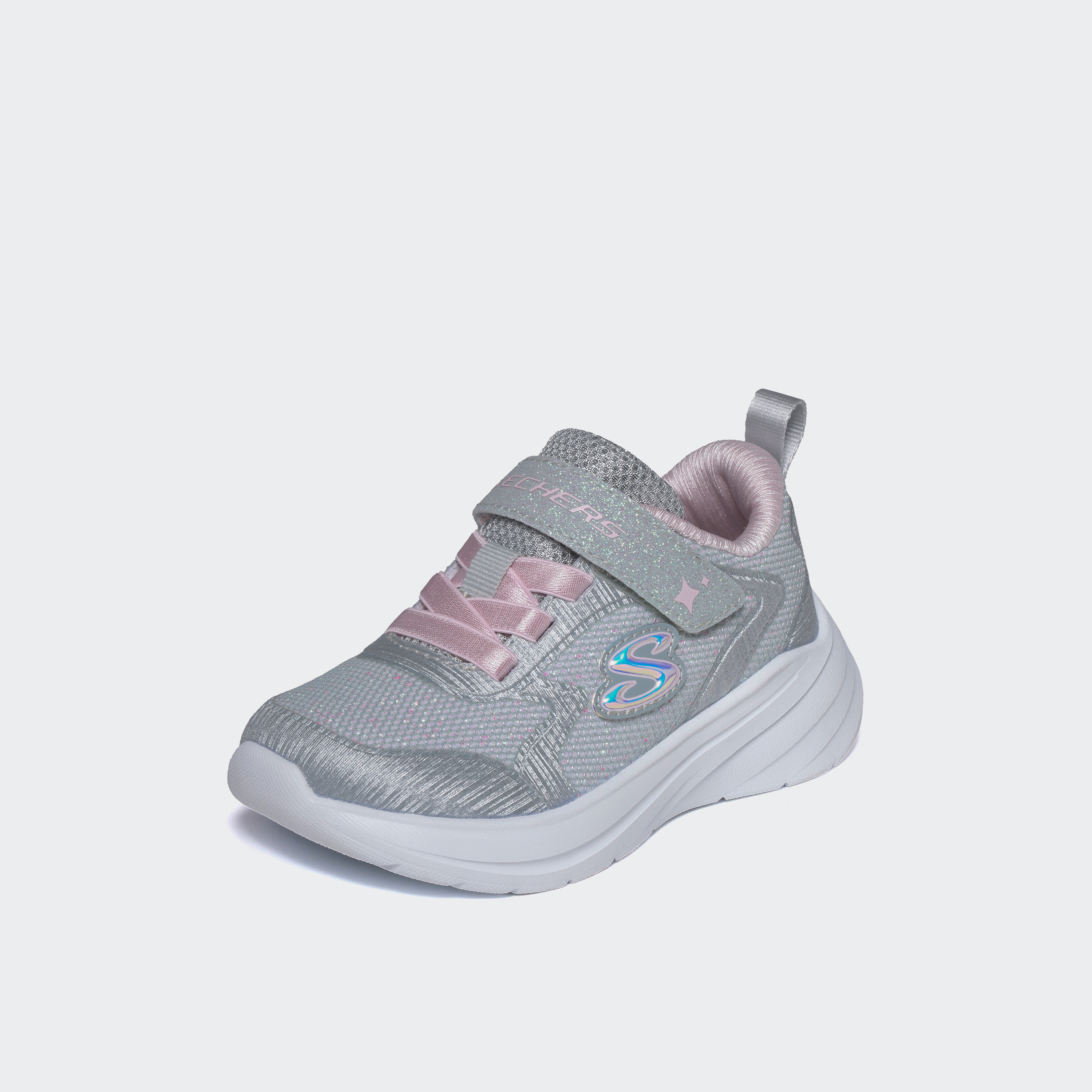 حذاء سنيكرز بشريط لاصق ويف 92 للأطفال من سكيتشرز-baby-girls-shoes-closedshoes-image-4