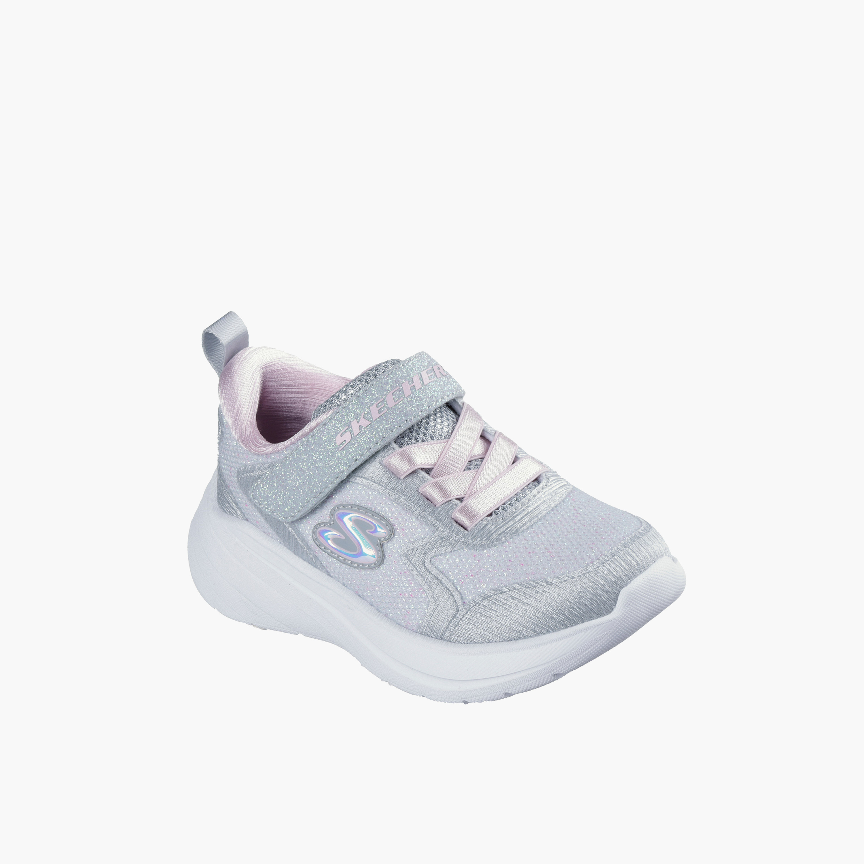 Skechers Girls WAVE 92 Hook & Loop Sneakers-sports-girls-shoes-image-1