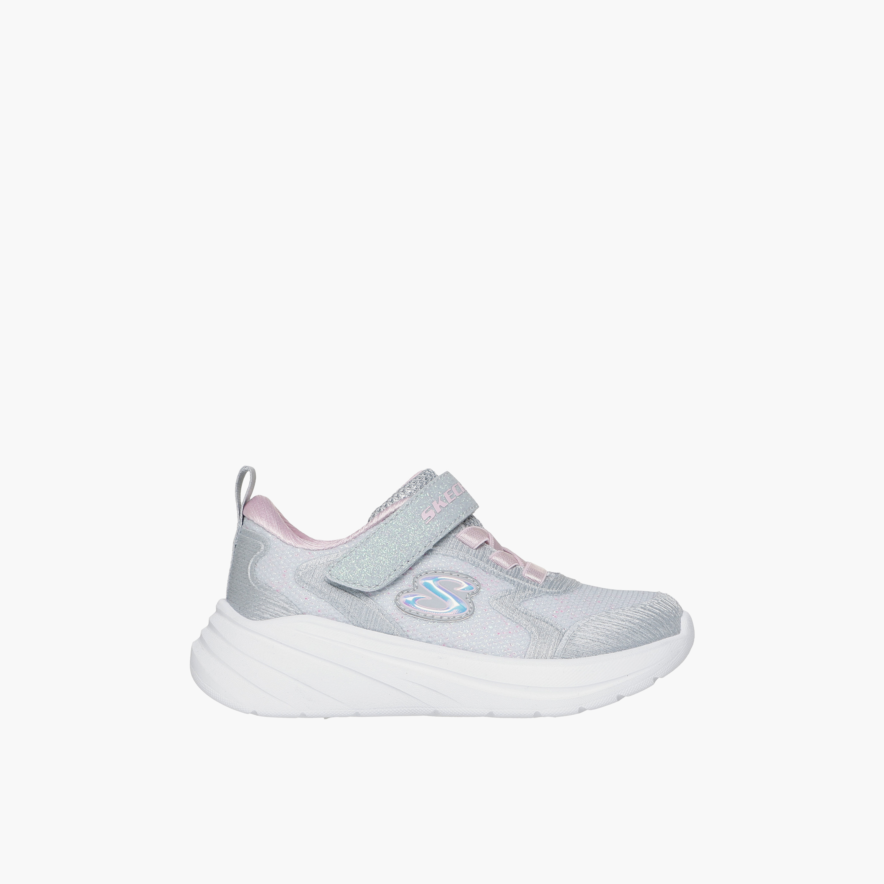 Skechers Girls WAVE 92 Hook & Loop Sneakers-sports-girls-shoes-image-3