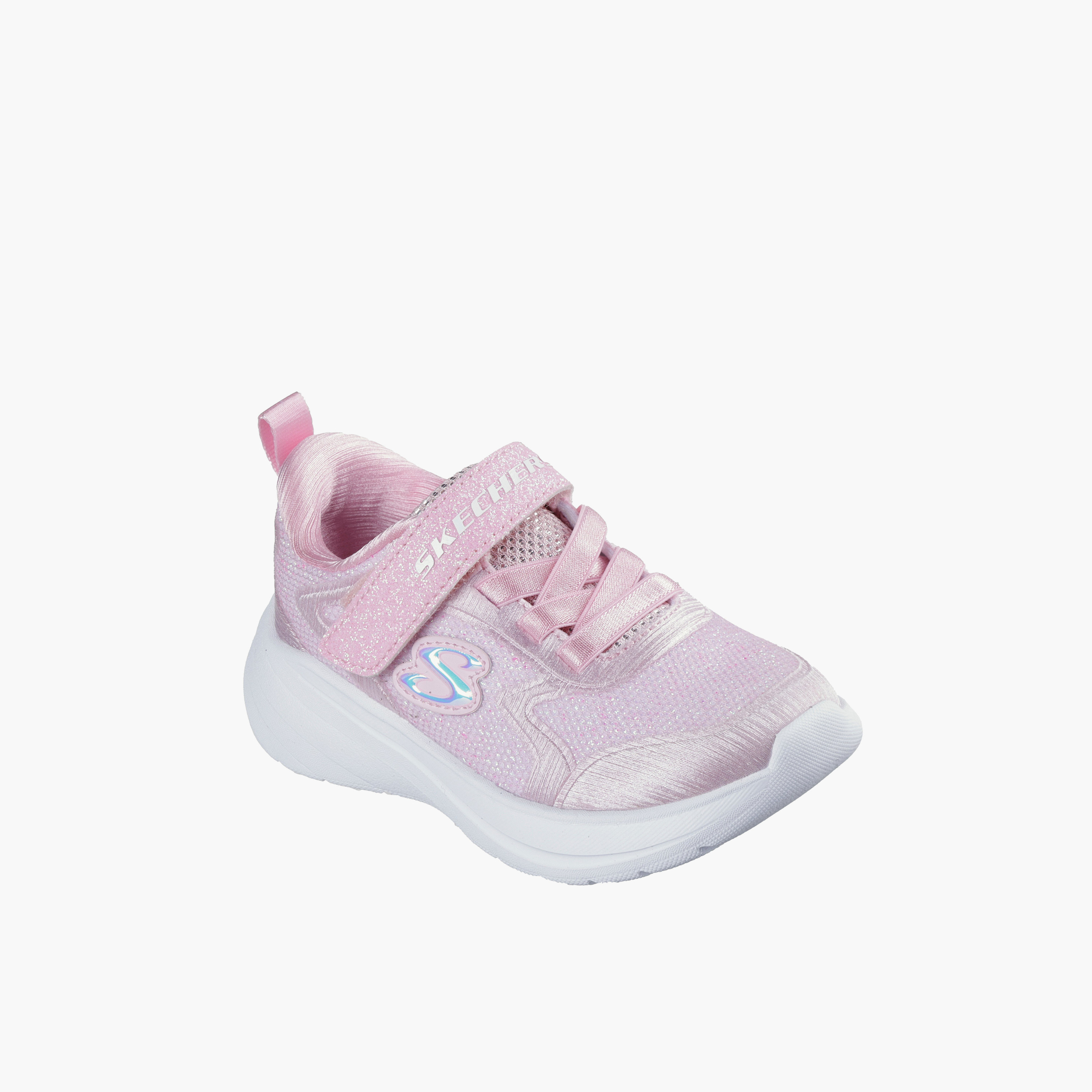 Skechers Girls WAVE 92 Hook & Loop Sneakers-baby-girls-shoes-closedshoes-image-1