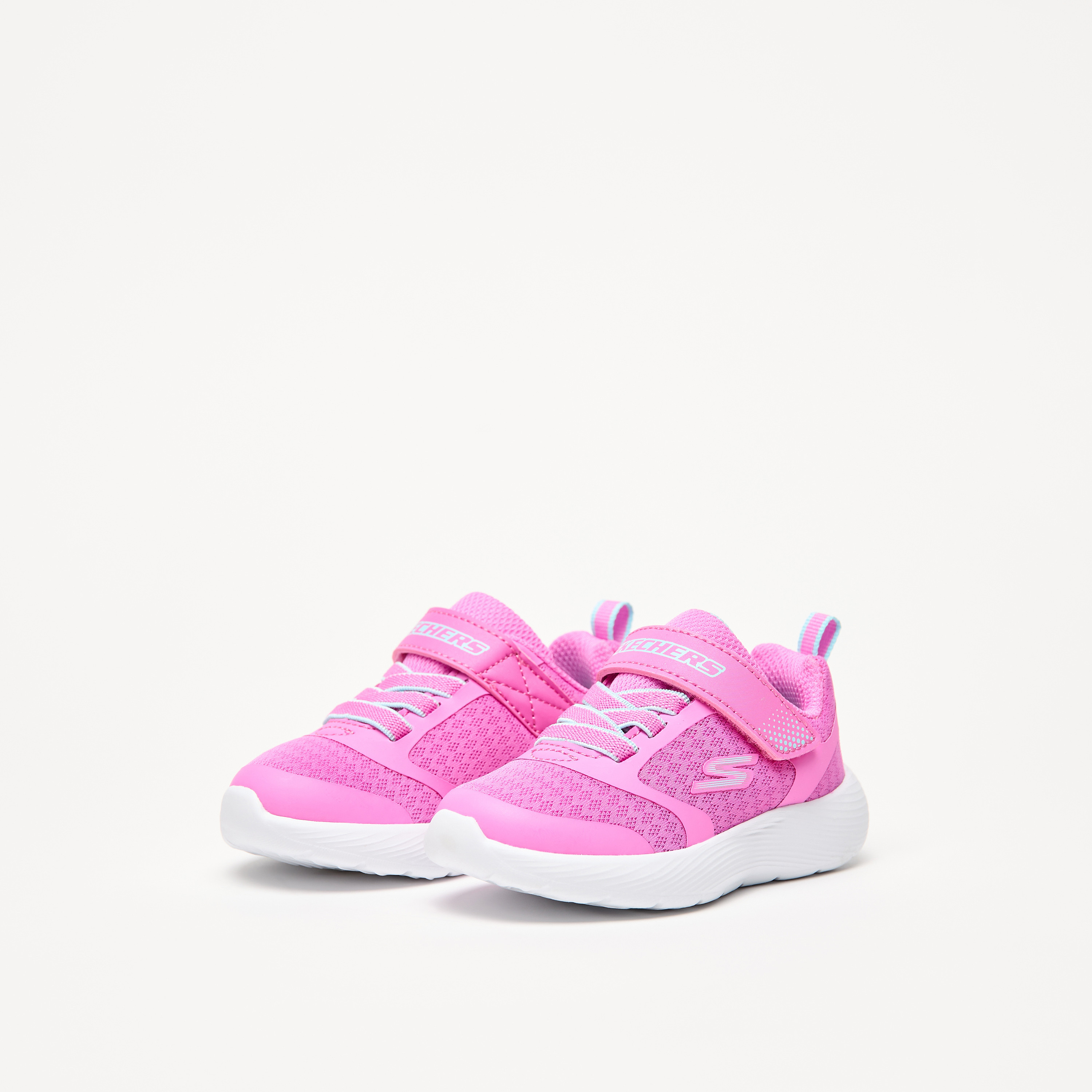 Skechers Dyna-Lite Baby Memory Foam Low Ankle Sneakers 303562N-PKAQ | OE-baby-girls-shoes-closedshoes-image-2