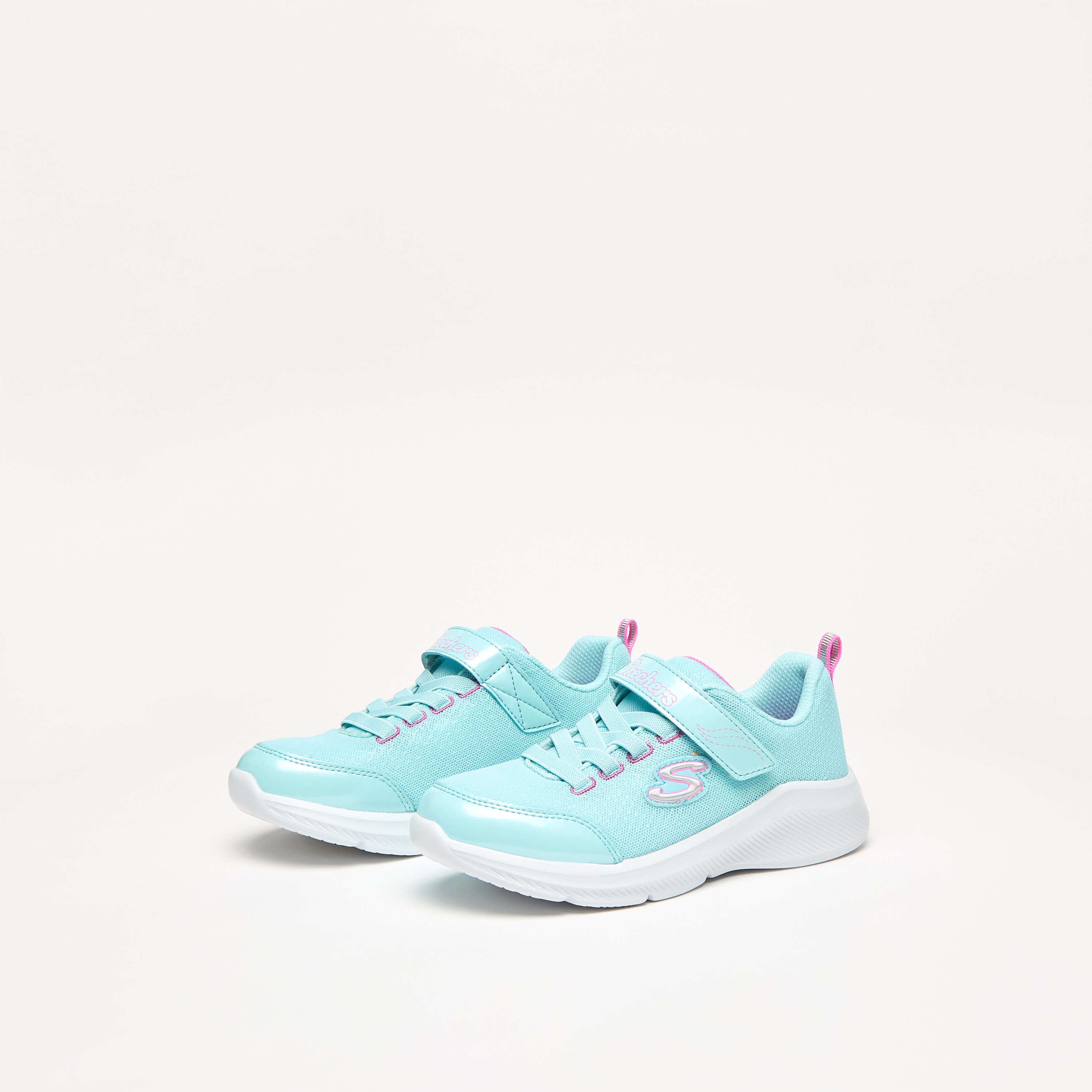 سكيتشرز حذاء رياضي سول سويفترز ميموري فوم كاحل منخفض للبنات 303563L-AQPK | OE-girls-shoes-sneakers-image-2