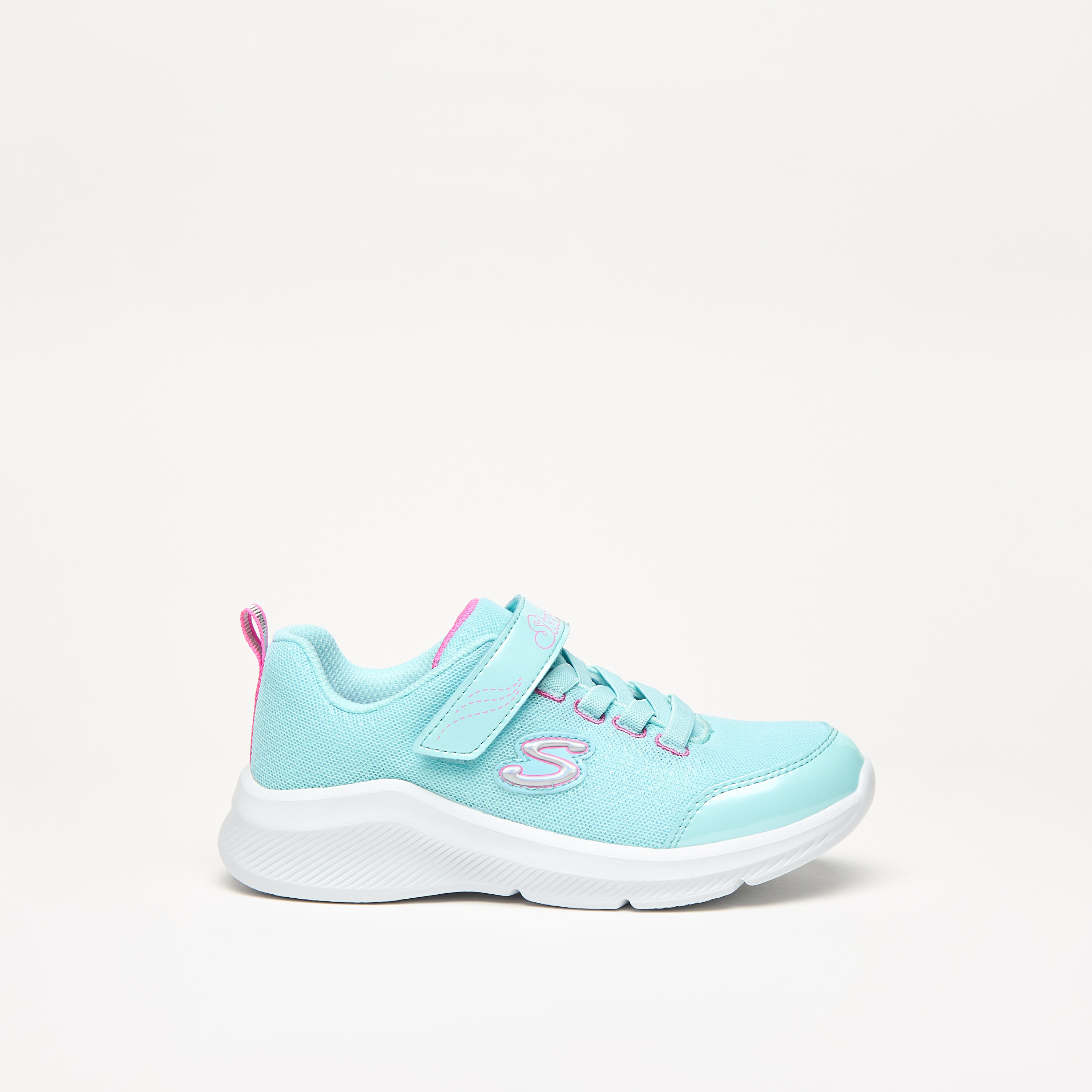 سكيتشرز حذاء رياضي سول سويفترز ميموري فوم كاحل منخفض للبنات 303563L-AQPK | OE-girls-shoes-sneakers-image-4
