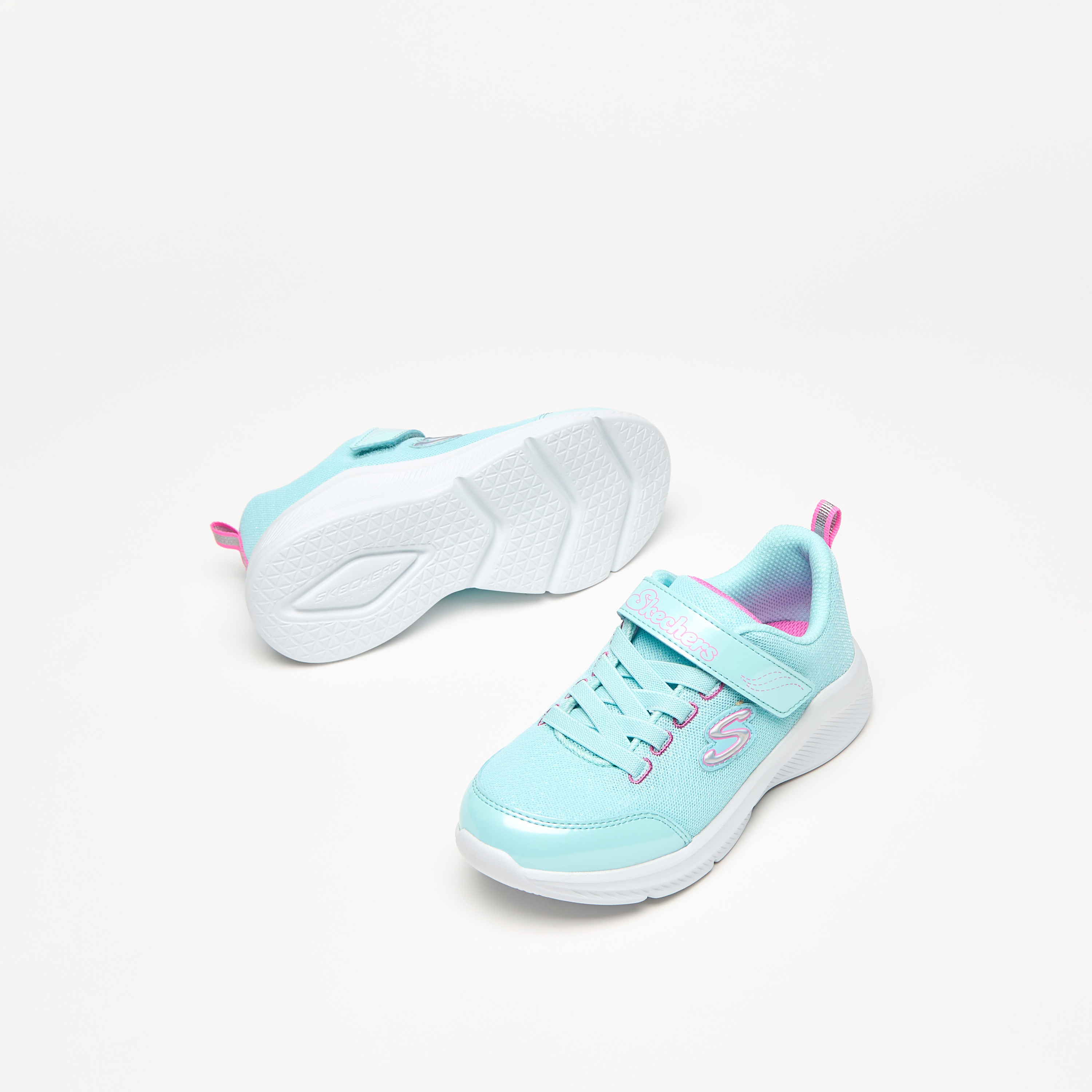 سكيتشرز حذاء رياضي سول سويفترز ميموري فوم كاحل منخفض للبنات 303563L-AQPK | OE-girls-shoes-sneakers-image-6