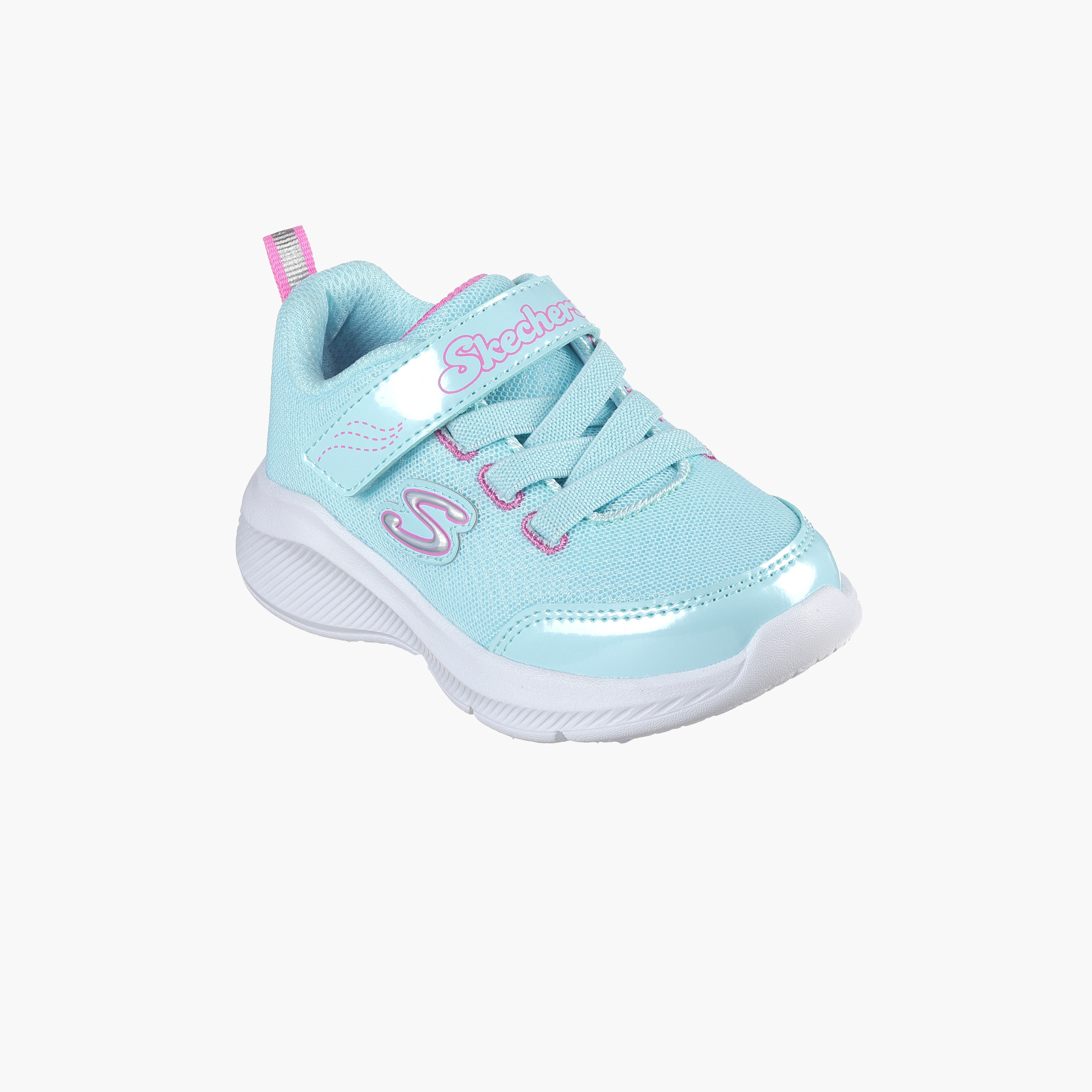 سكيتشرز حذاء رياضي سول سويفترز ميموري فوم كاحل منخفض للرضّع 303563N-AQPK | OE-baby-girls-shoes-closedshoes-image-1