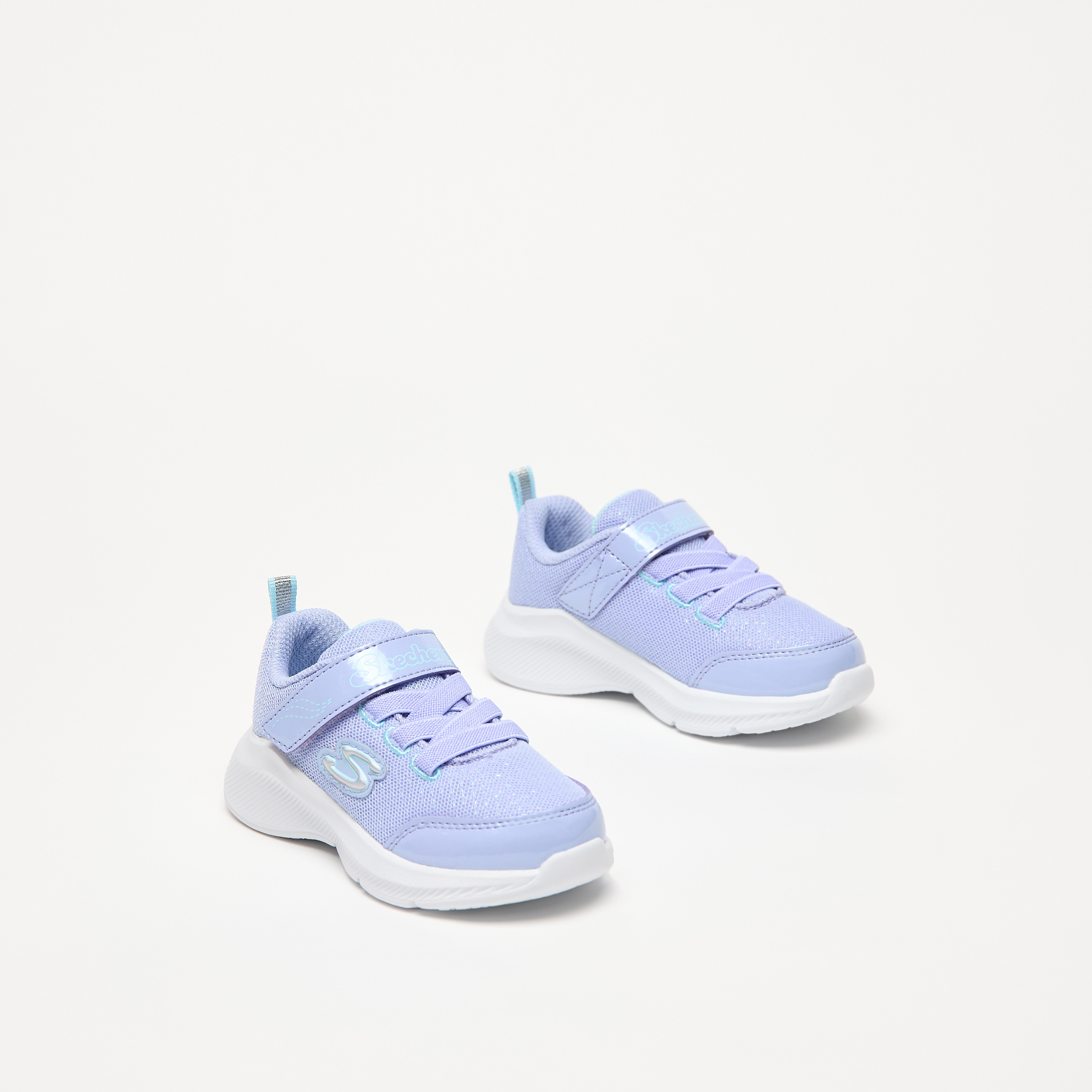 سكيتشرز حذاء رياضي سول سويفترز ميموري فوم كاحل منخفض للرضّع 303563N-AQPK | OE-baby-girls-shoes-closedshoes-image-6