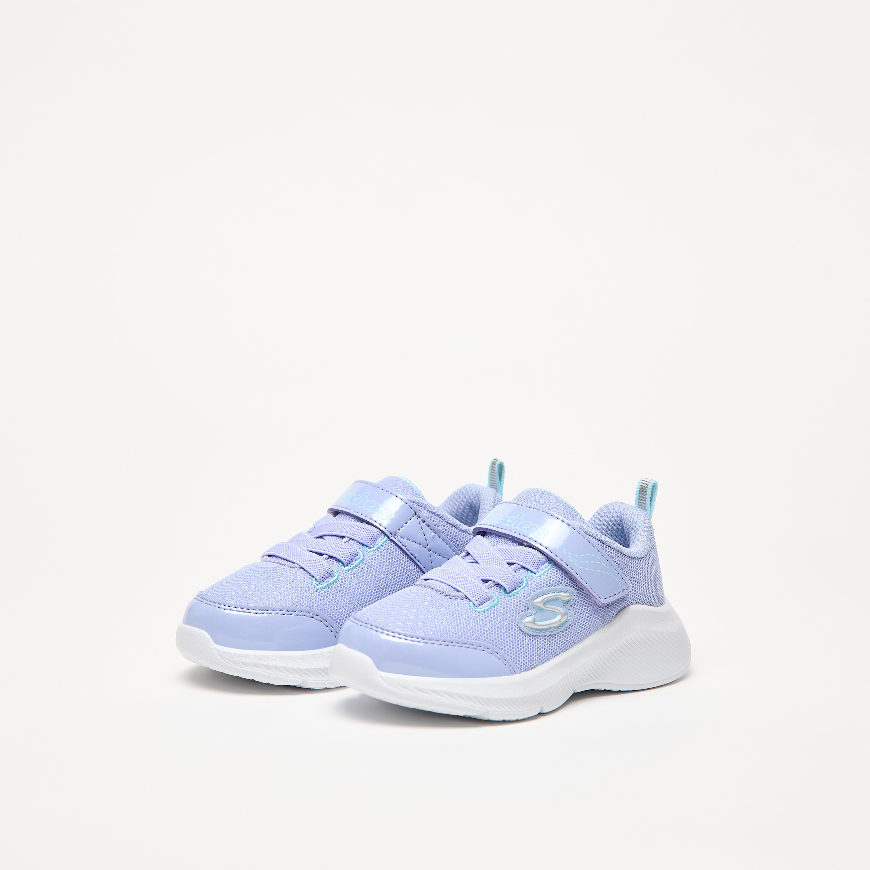 سكيتشرز حذاء رياضي سول سويفترز ميموري فوم كاحل منخفض للرضّع 303563N-AQPK | OE-baby-girls-shoes-closedshoes-image-7