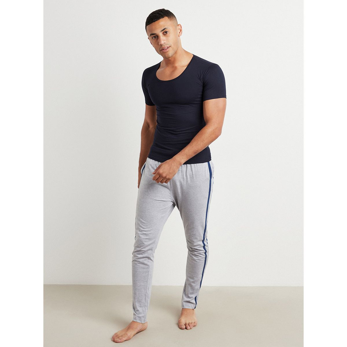 Styli Cotton Scoop Neck Slim Fit T-shirt-men-clothing-tshirtsandpolos-vests-image-2