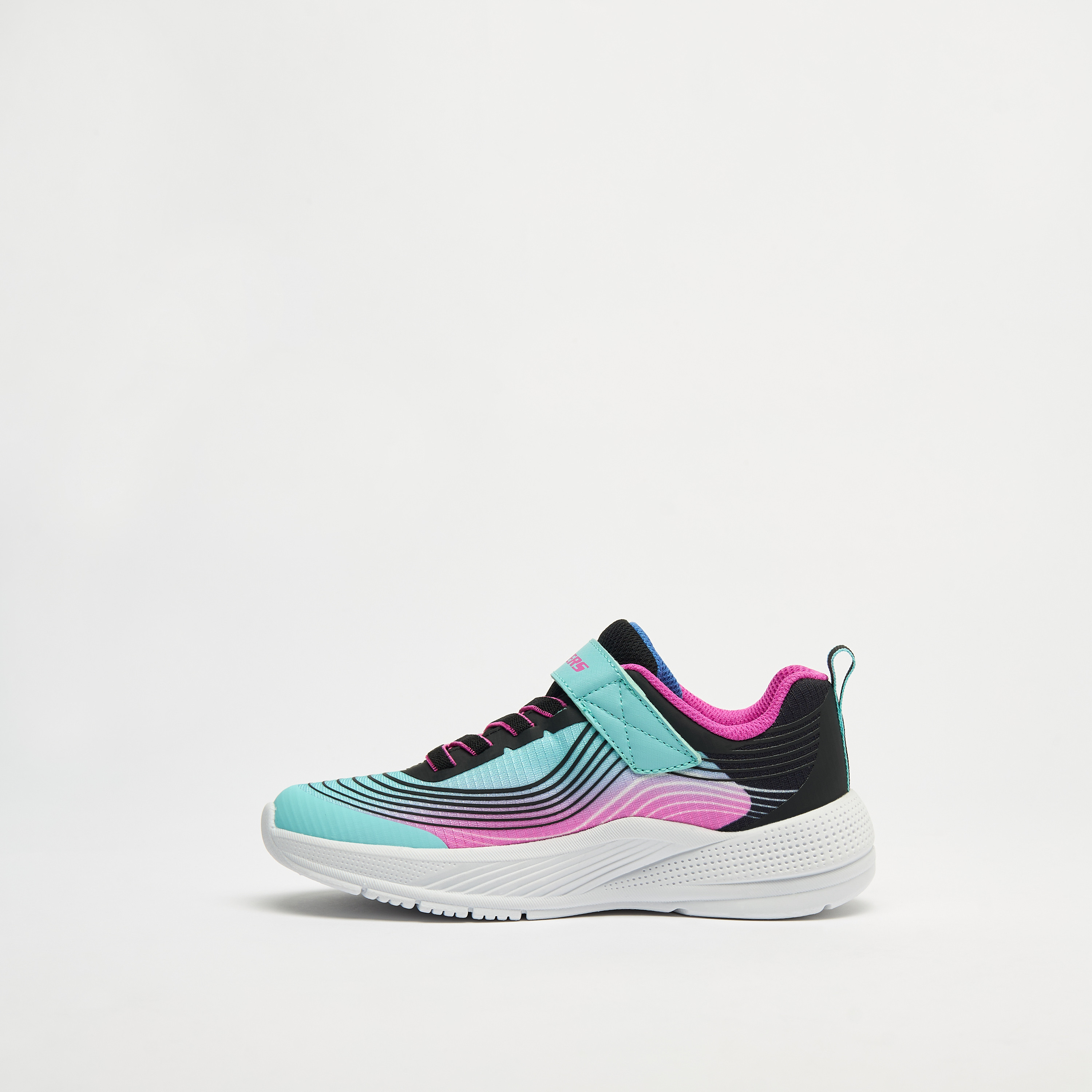 Skechers Girls Microspec Advance Hook & Loop Sneakers 303575L | OE-girls-shoes-sneakers-image-3