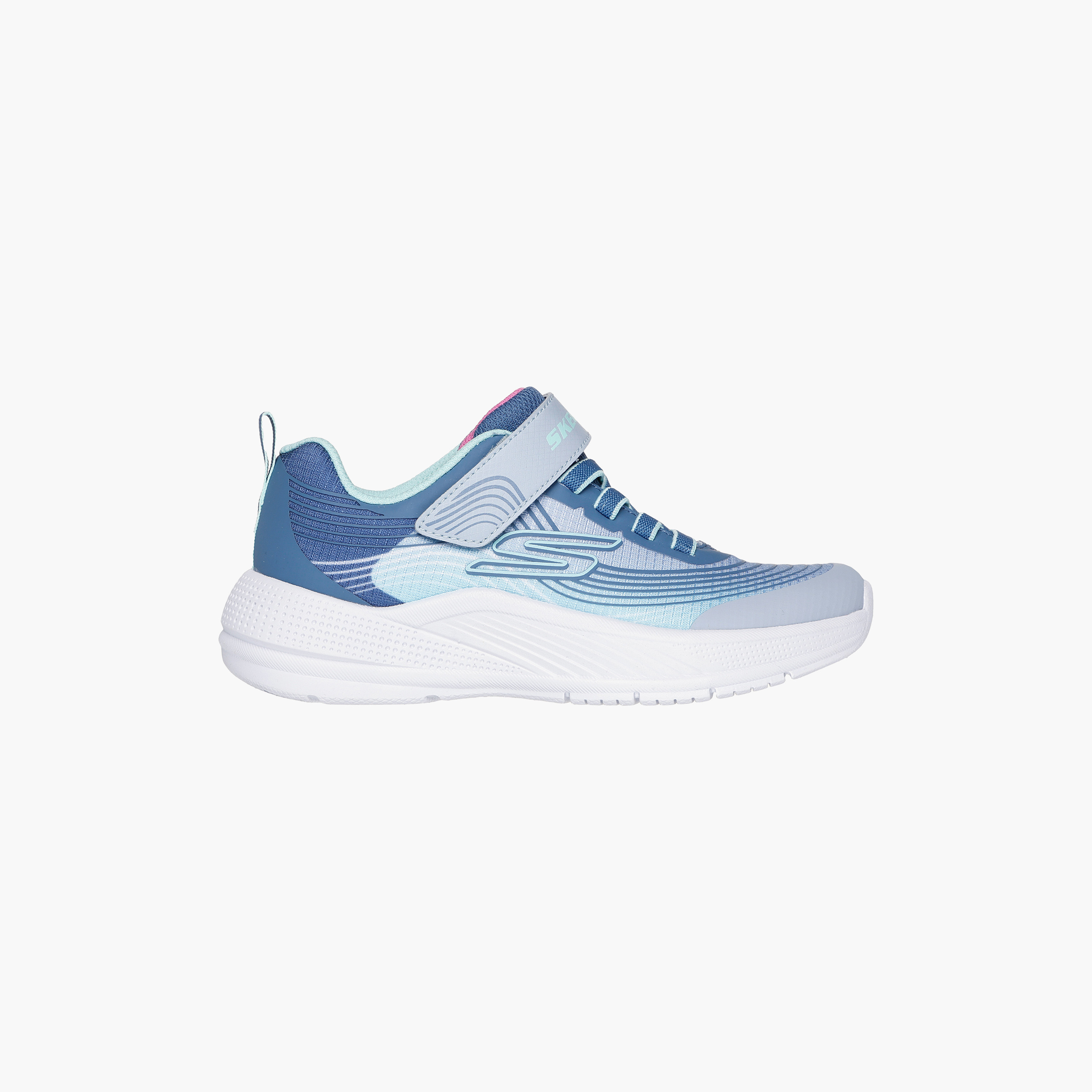 Skechers Girls Microspec Advance Hook & Loop Sneakers 303575L | OE-girls-shoes-sneakers-image-10