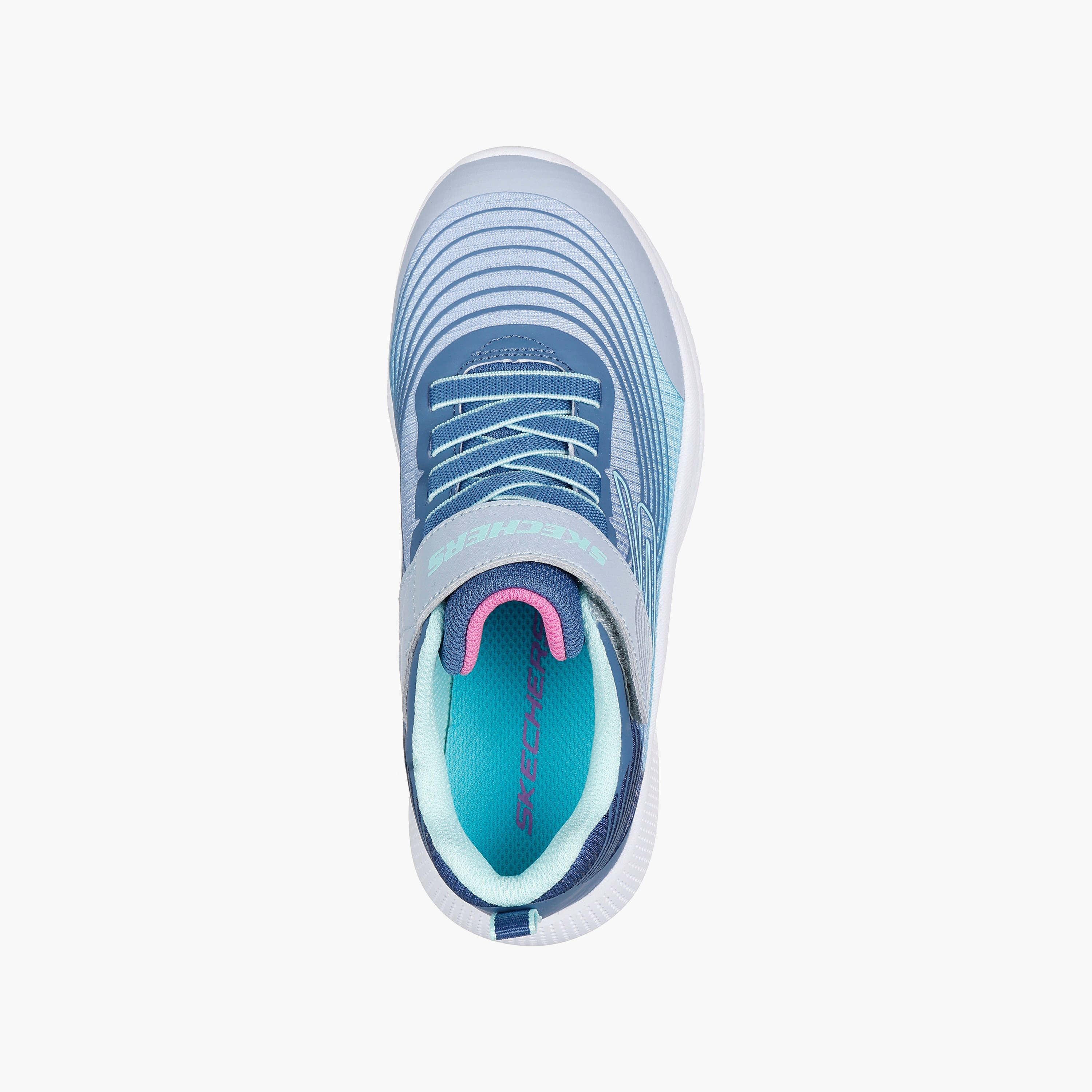 Skechers Girls Microspec Advance Hook & Loop Sneakers 303575L | OE-girls-shoes-sneakers-image-12