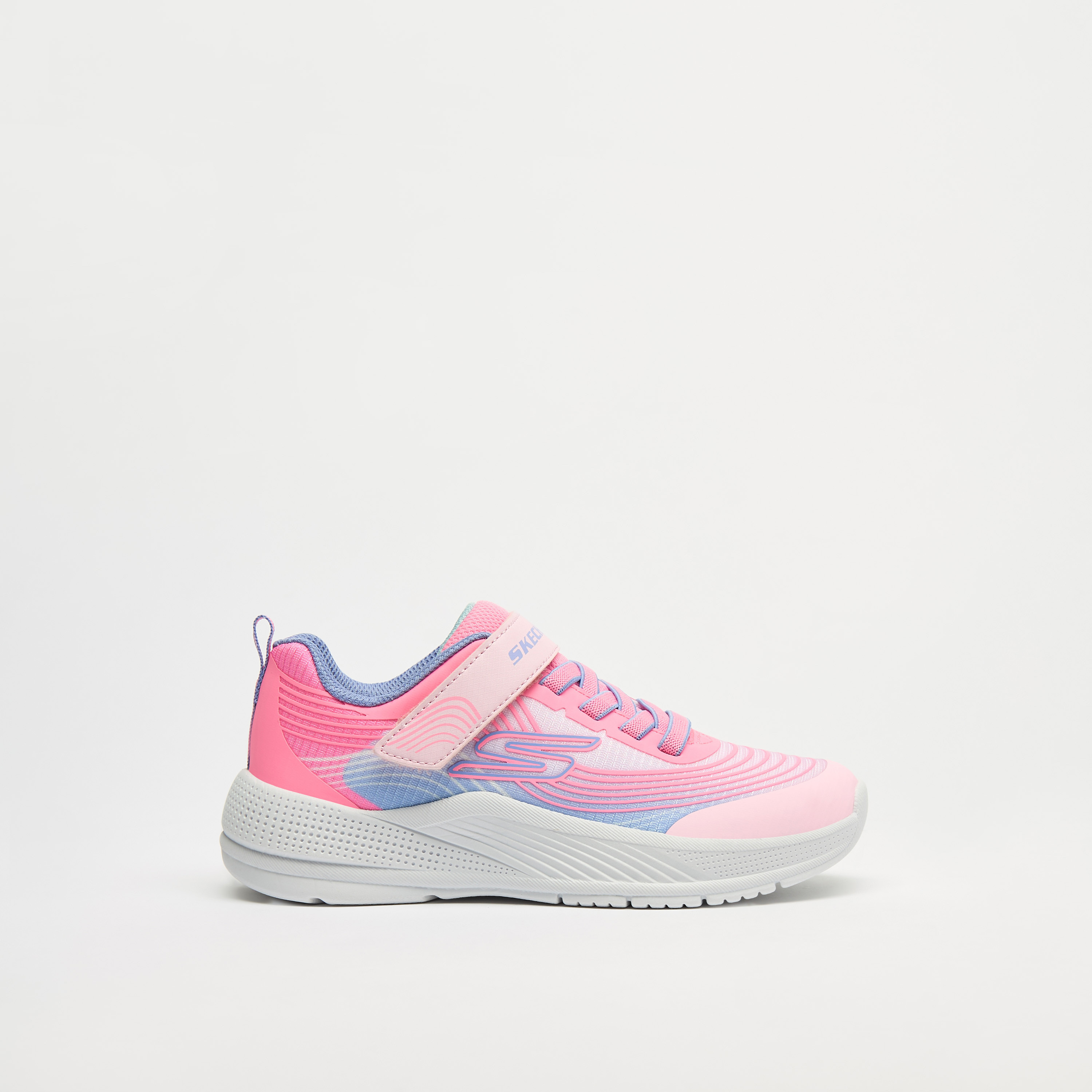 Skechers Girls Microspec Advance Hook & Loop Sneakers 303575L | OE-girls-shoes-sneakers-image-17