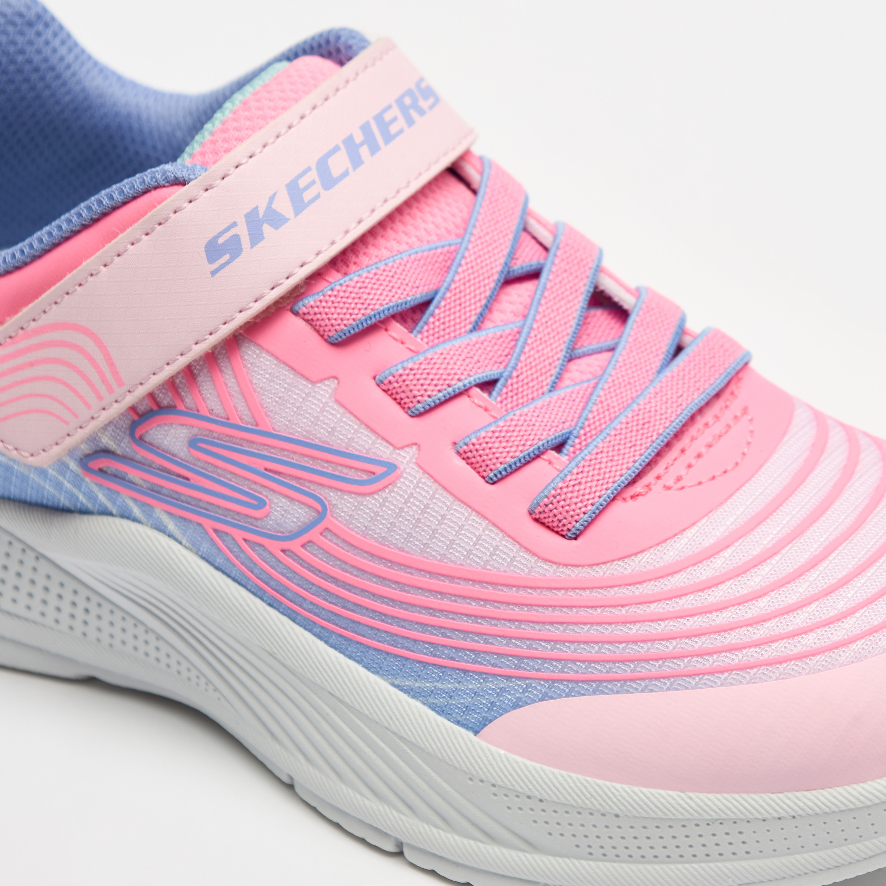 Skechers Girls Microspec Advance Hook & Loop Sneakers 303575L | OE-girls-shoes-sneakers-image-20