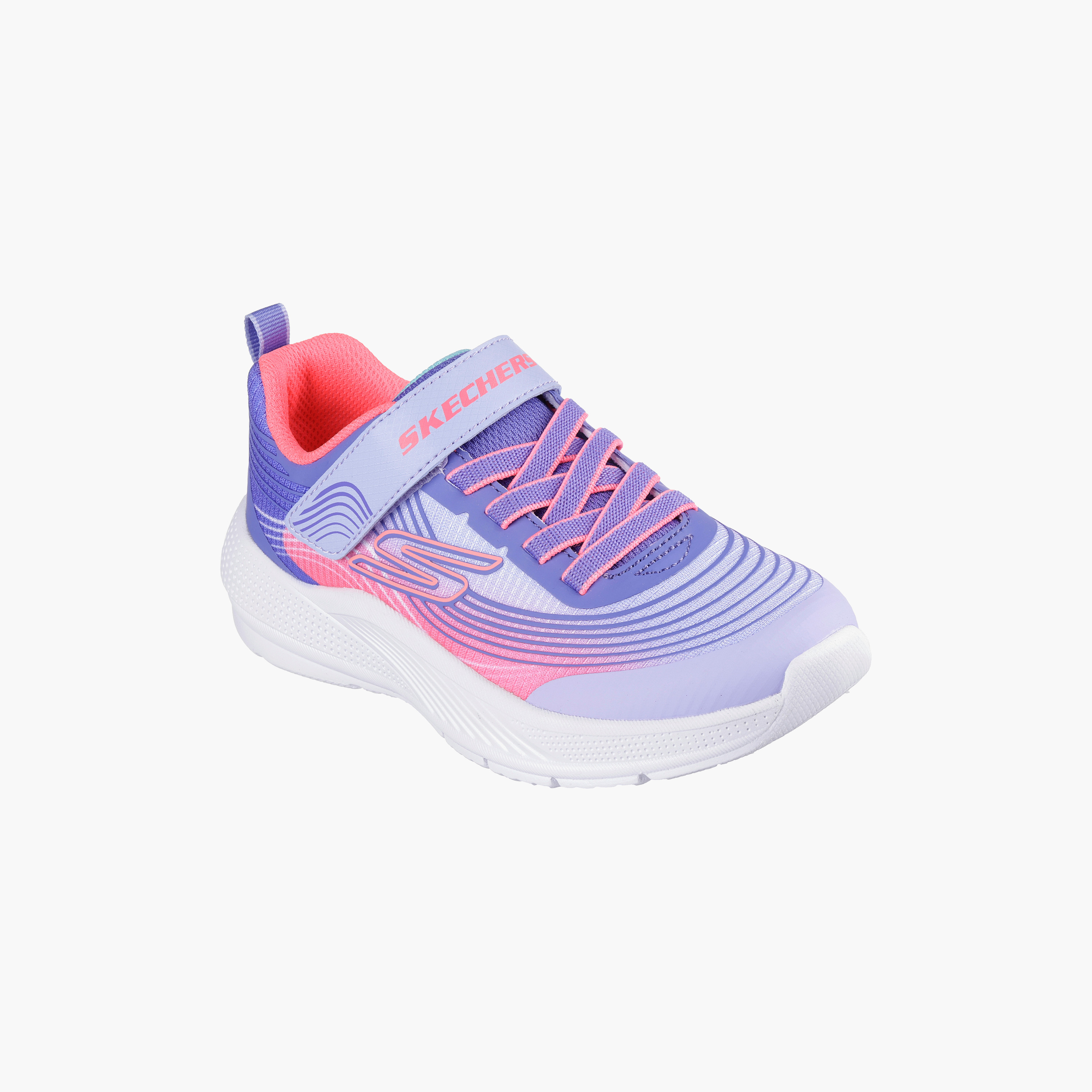 Skechers Girls Microspec Advance Hook & Loop Sneakers 303575L | OE-girls-shoes-sneakers-image-22