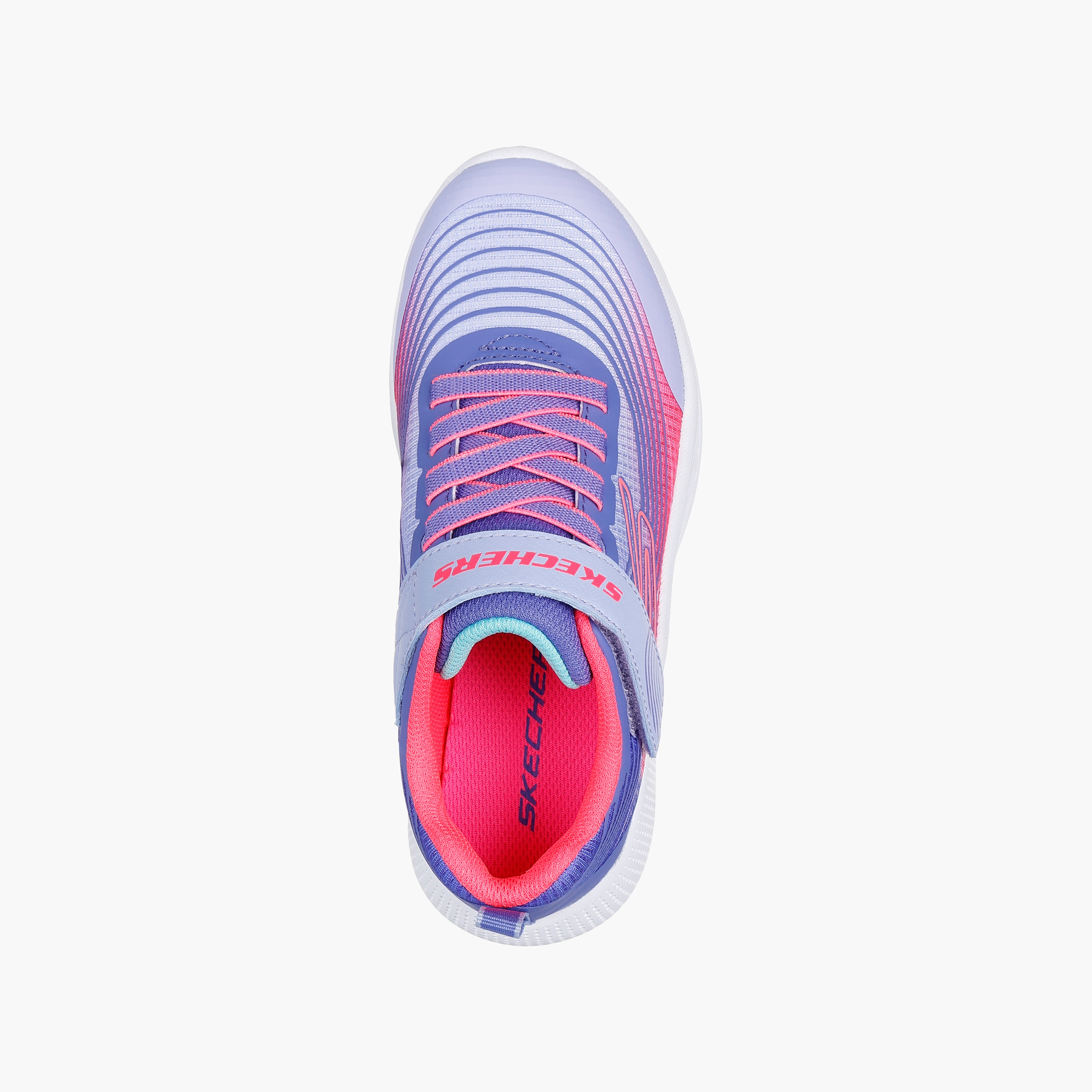 Skechers Girls Microspec Advance Hook & Loop Sneakers 303575L | OE-girls-shoes-sneakers-image-25