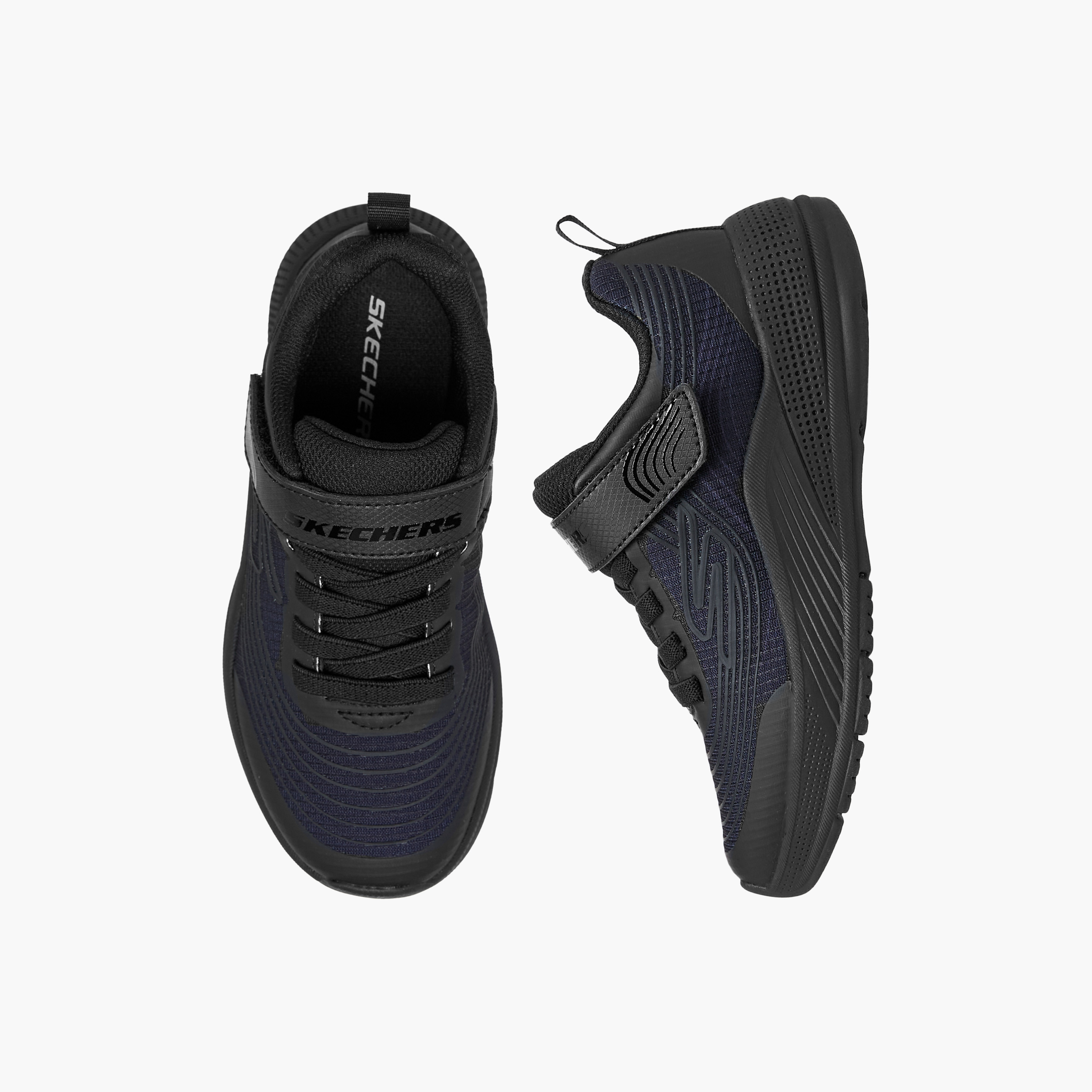 Skechers Girls Microspec Advance Hook & Loop Sneakers 303575L | OE-girls-shoes-sneakers-image-32