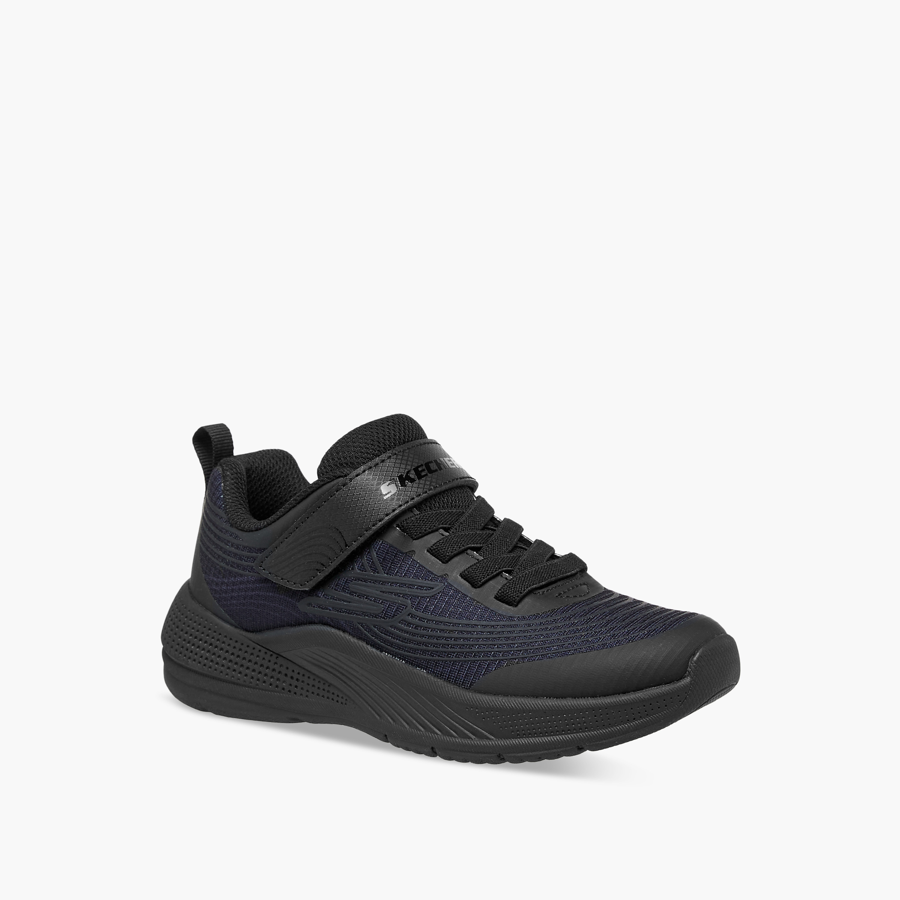 Skechers Girls Microspec Advance Hook & Loop Sneakers 303575L | OE-girls-shoes-sneakers-image-33