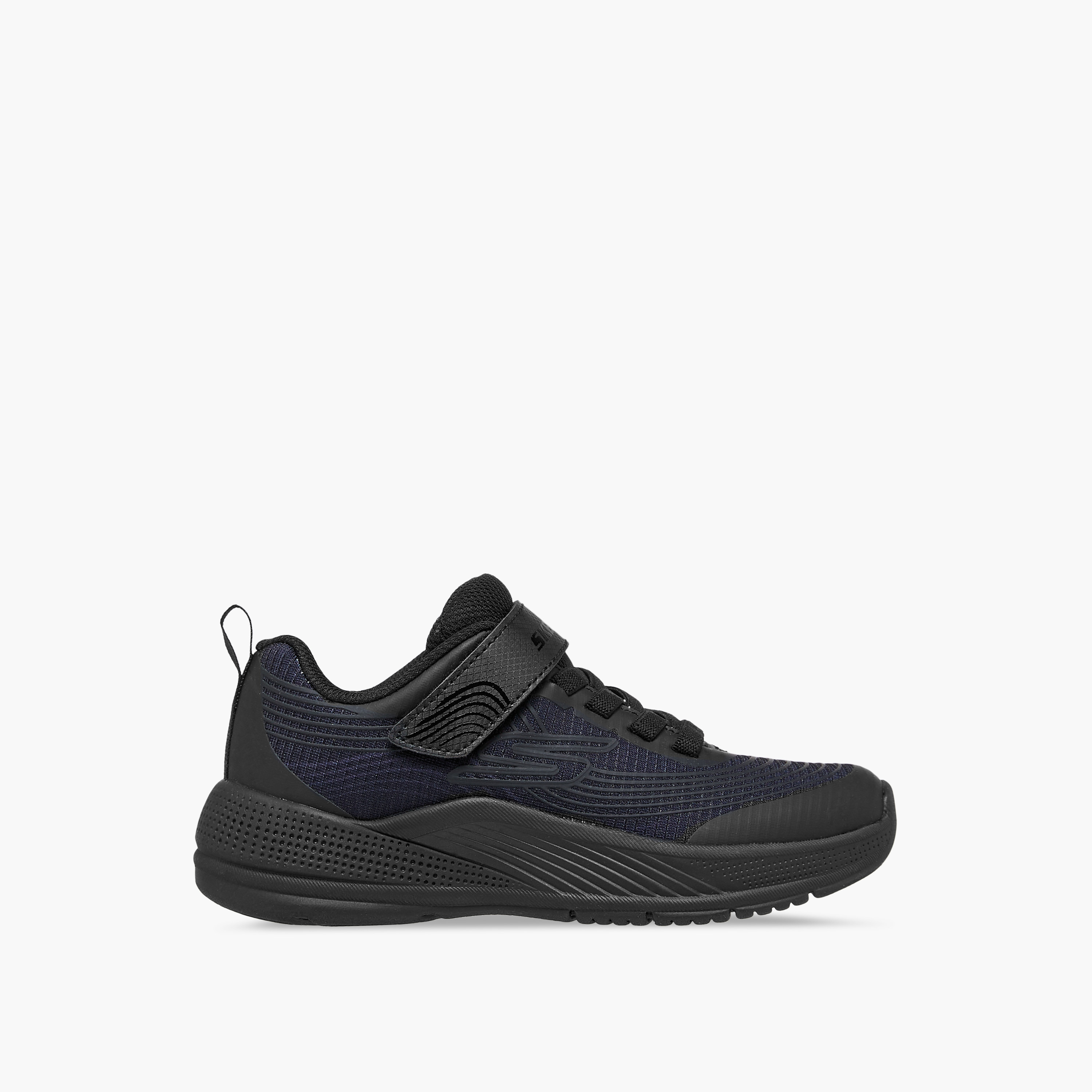 Skechers Girls Microspec Advance Hook & Loop Sneakers 303575L | OE-girls-shoes-sneakers-image-3
