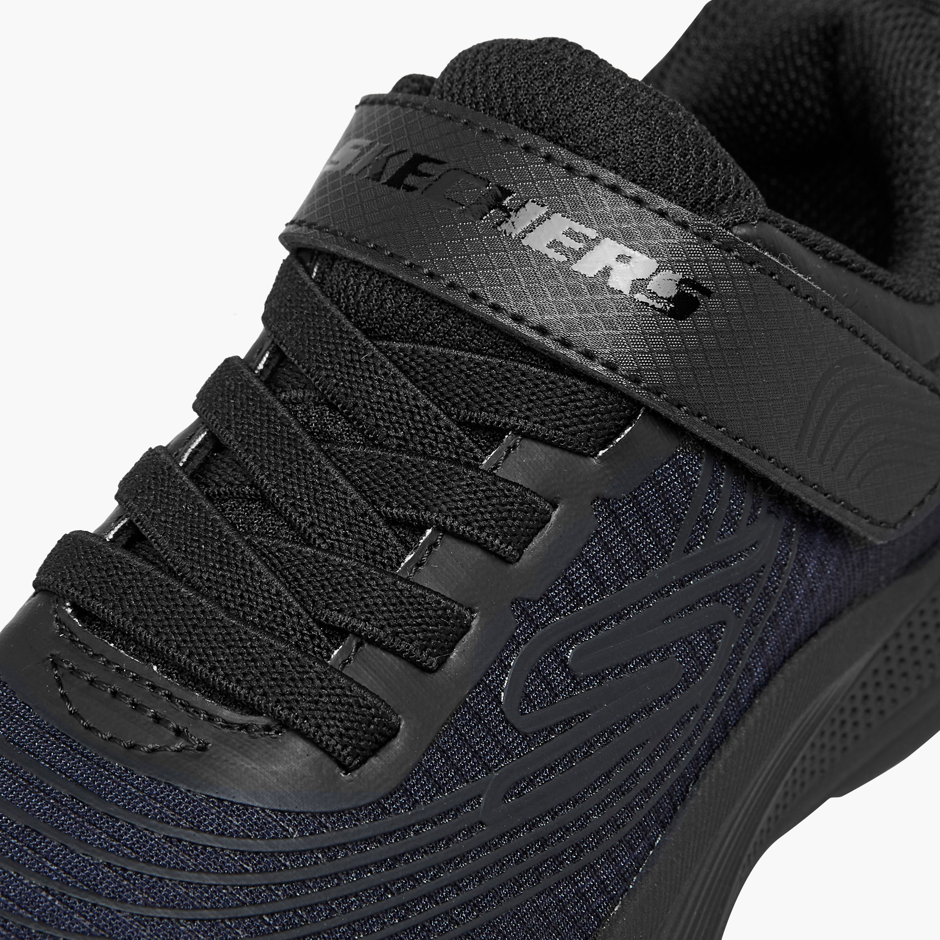 Skechers Girls Microspec Advance Hook & Loop Sneakers 303575L | OE-girls-shoes-sneakers-image-4
