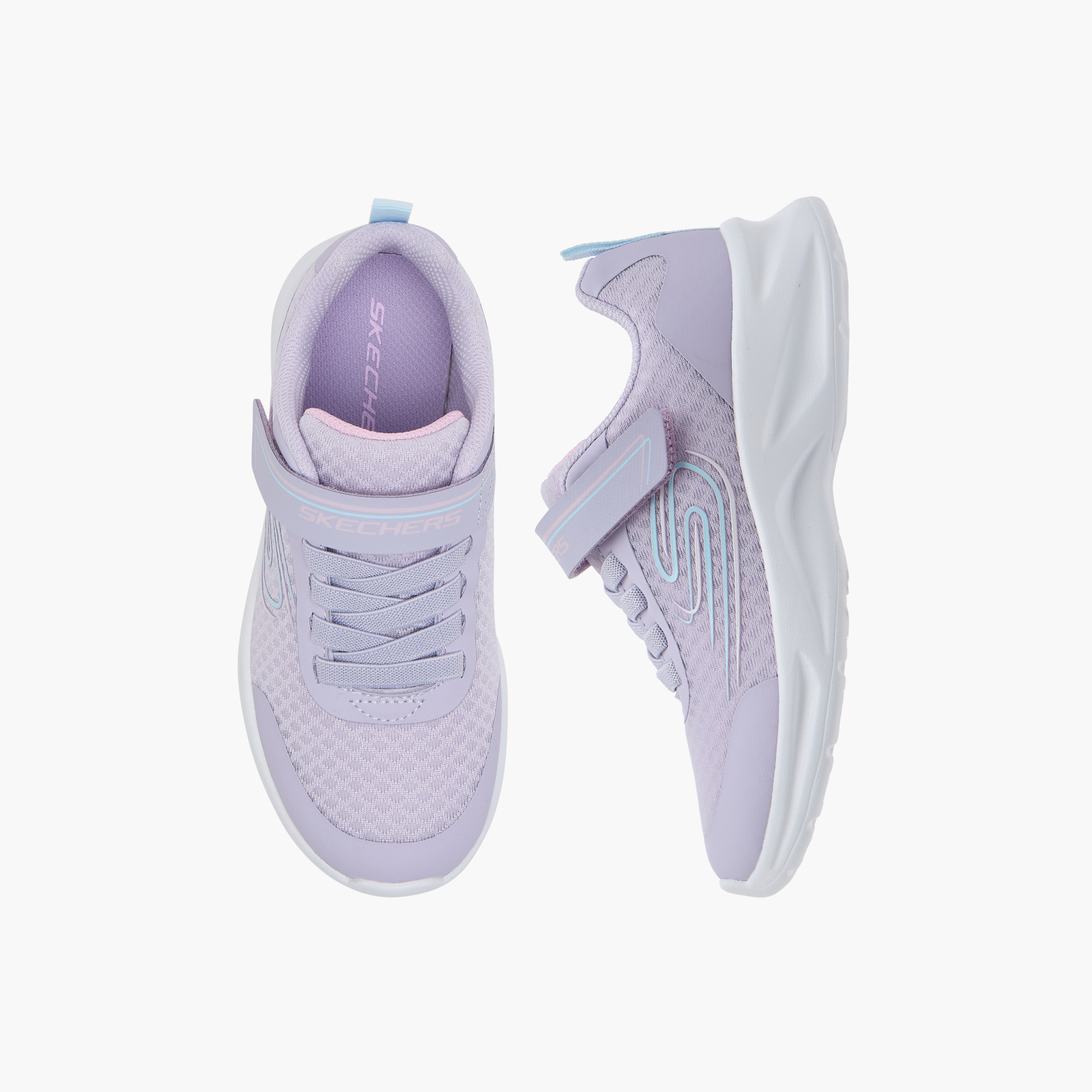 سنيكرز من سكيتشرز للفتيات ديناماتيك ذو هوك وحلقة 303577L | OE-girls-shoes-sneakers-image-13
