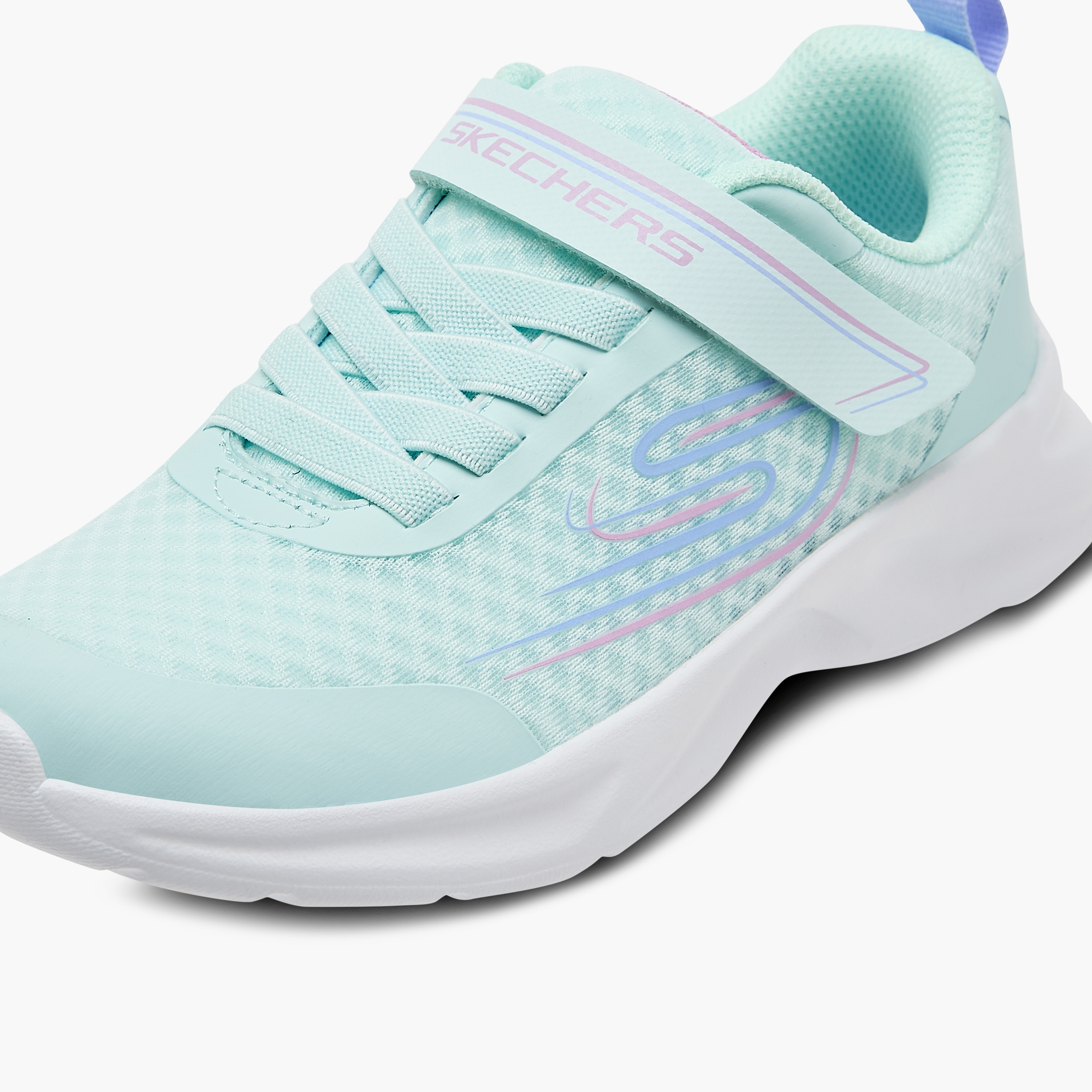 Skechers Girls Dynamatic Hook & Loop Sneakers 303577L | OE-girls-shoes-sneakers-image-4