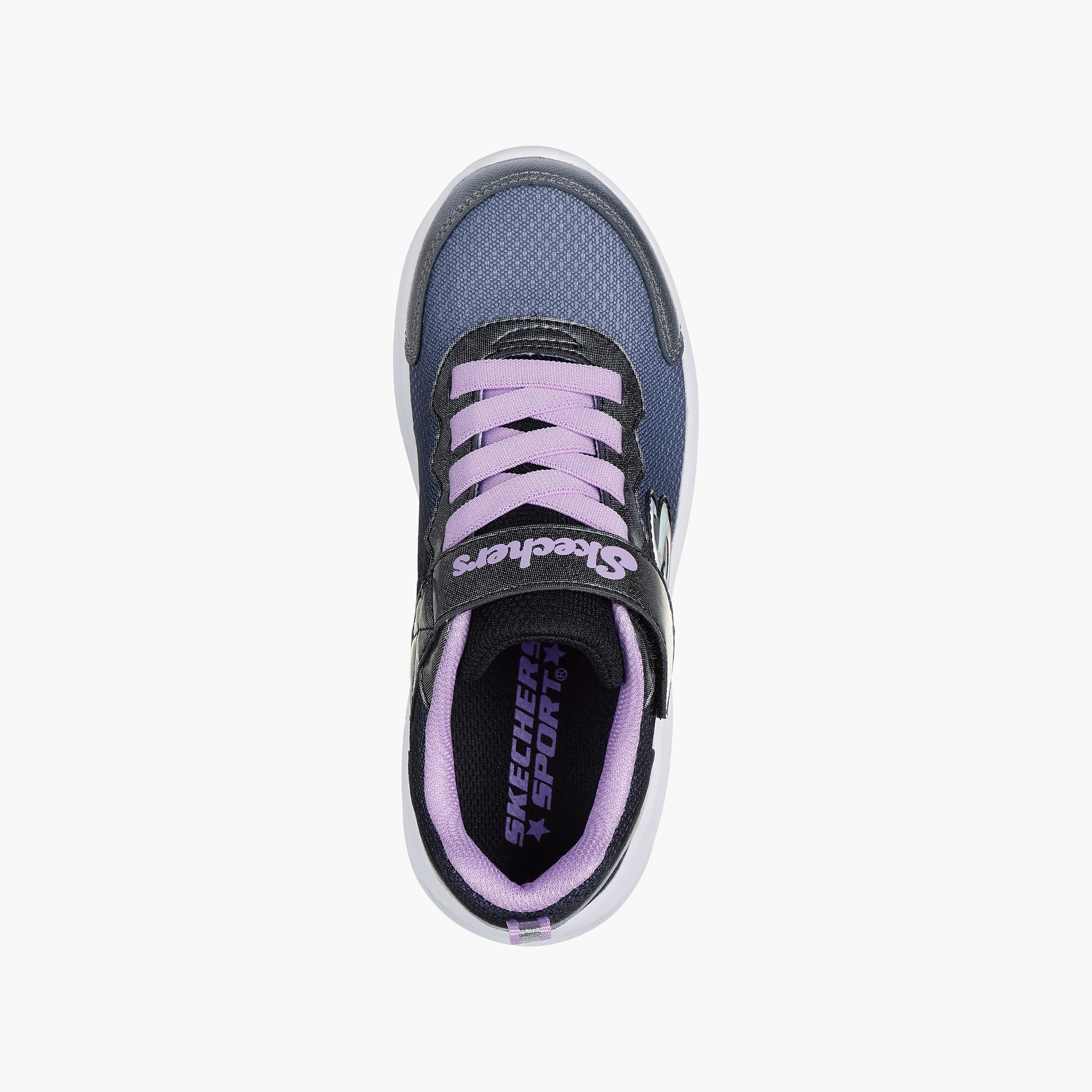 Skechers Girls Sole Swifters Hook & Loop Sneakers 303579L | OE-girls-shoes-sneakers-image-4