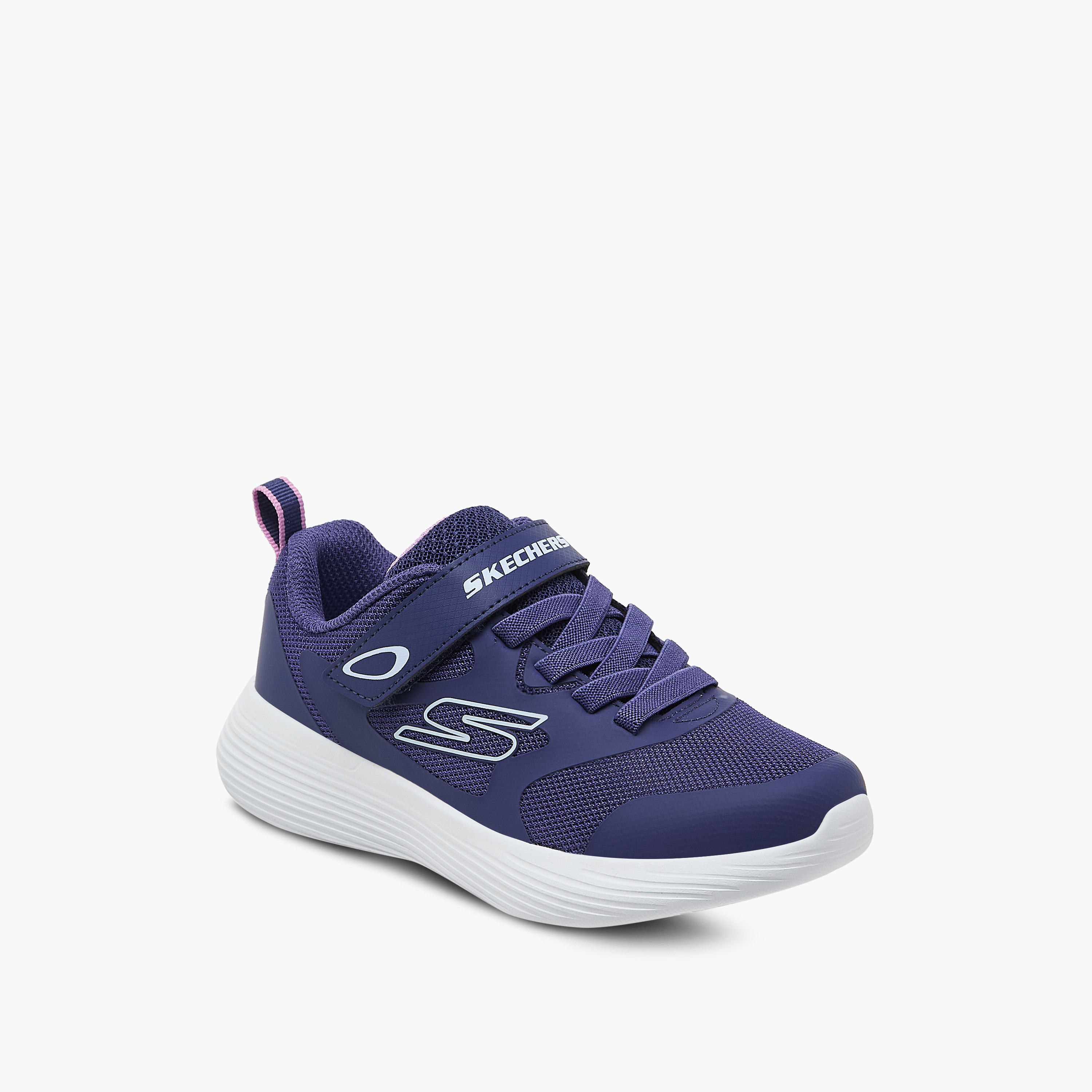 Skechers Girls GO RUN 400 V2 Hook & Loop Running Shoes-girls-shoes-sports-image-2