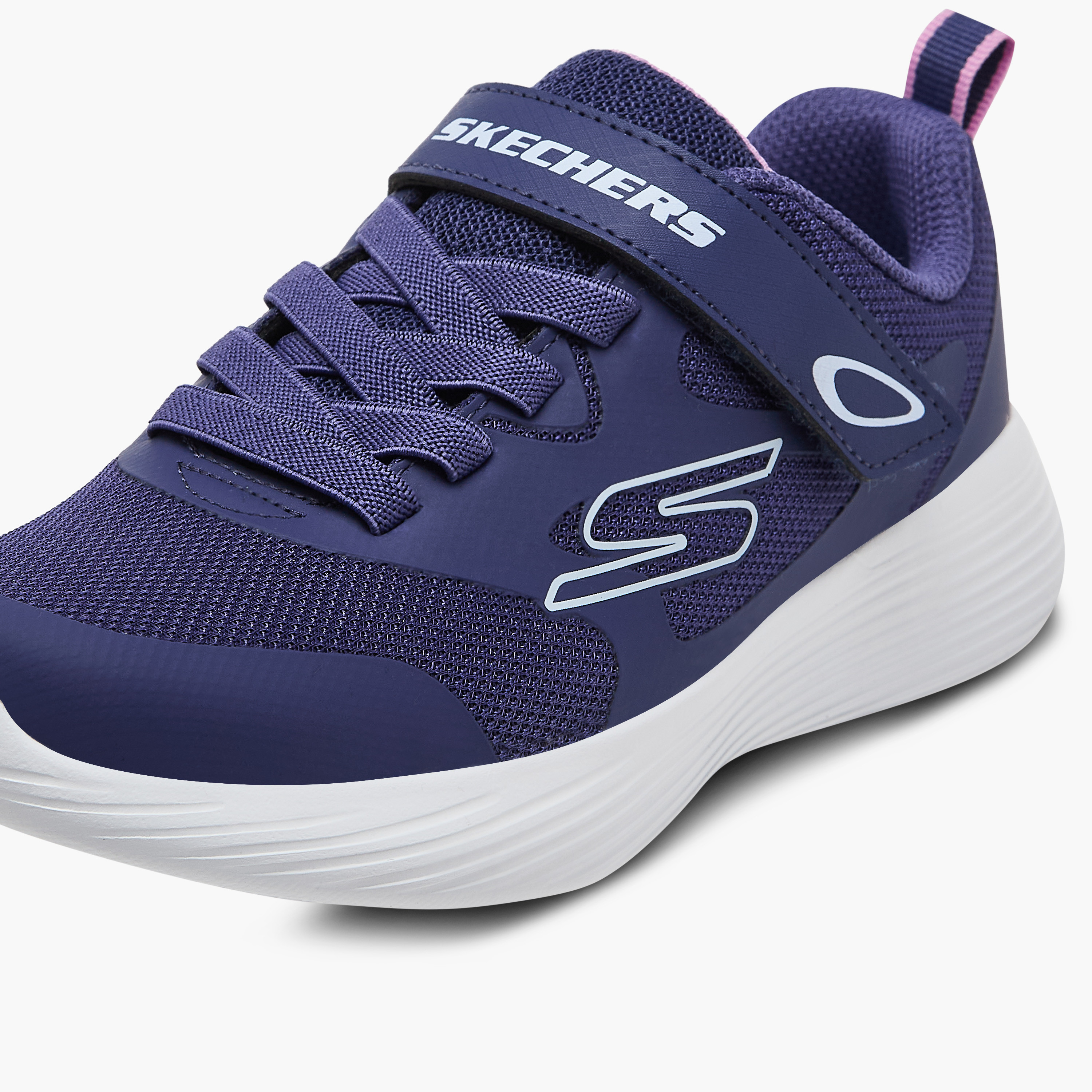 Skechers Girls GO RUN 400 V2 Hook & Loop Running Shoes-girls-shoes-sports-image-4