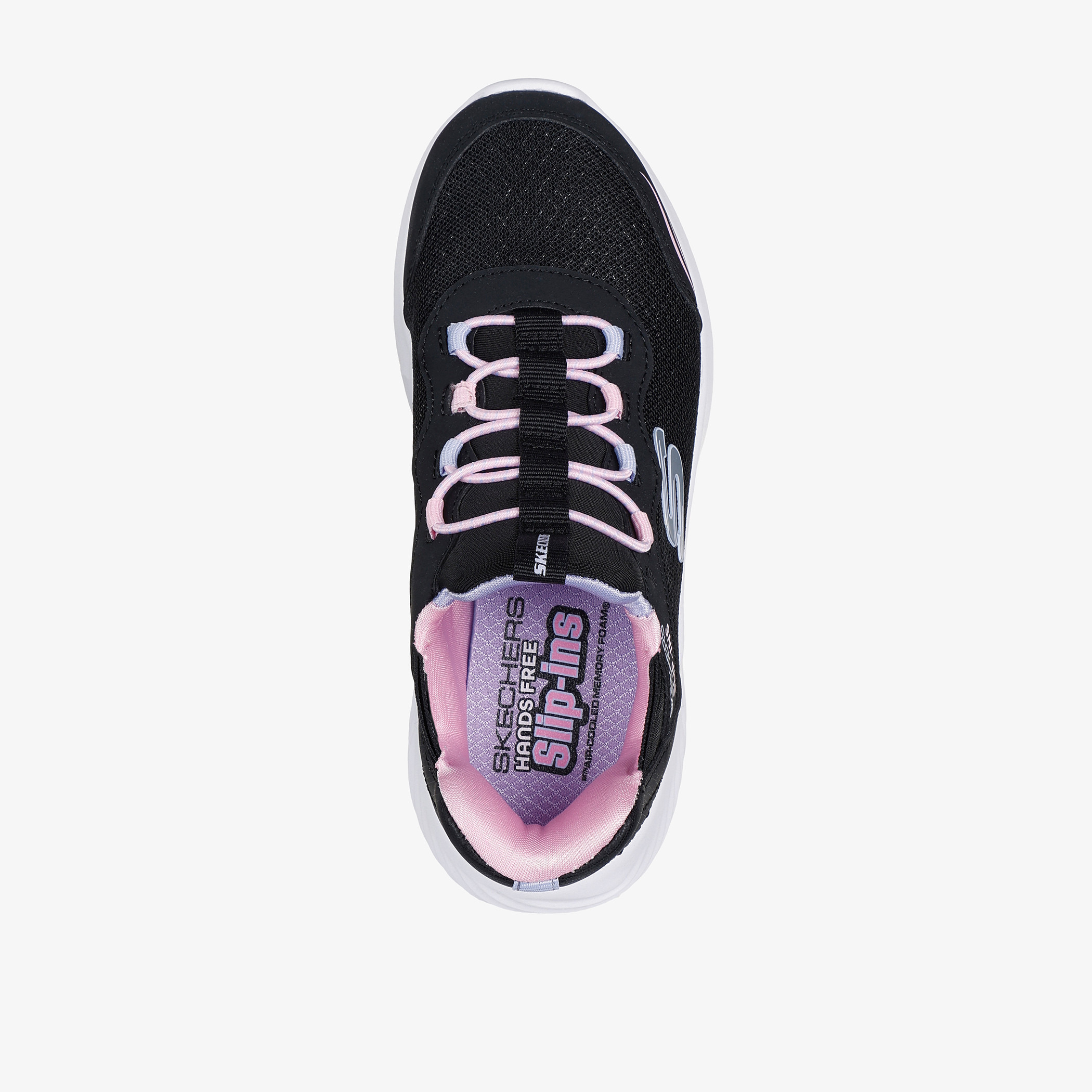 حذاء مشي باوندر بانجي بِدون أربطة للفتيات من سكيتشرز 303585L-girls-shoes-sneakers-image-3