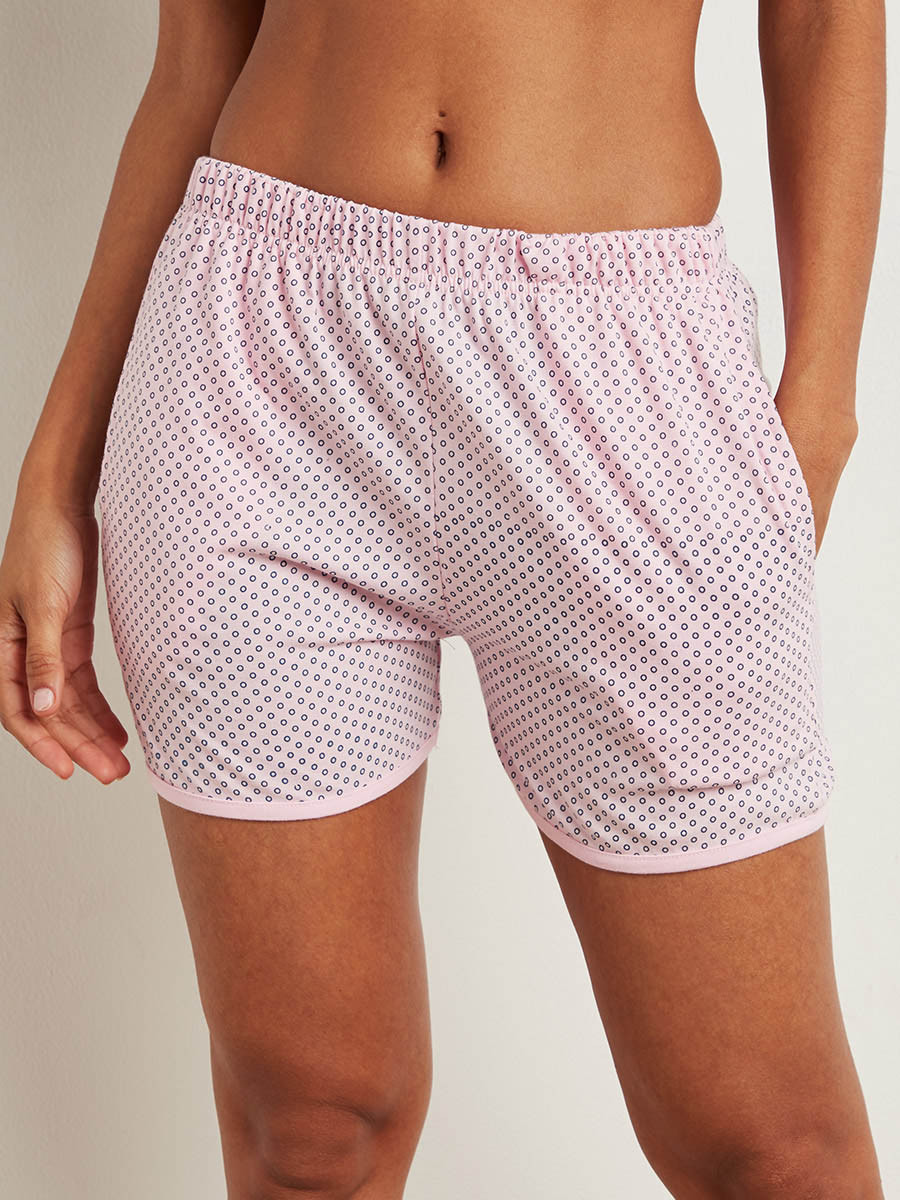مجموعة من تيشيرت مطبوع وشورت من ستايلي-women-clothing-nightwear-pyjamas-bottoms-image-3