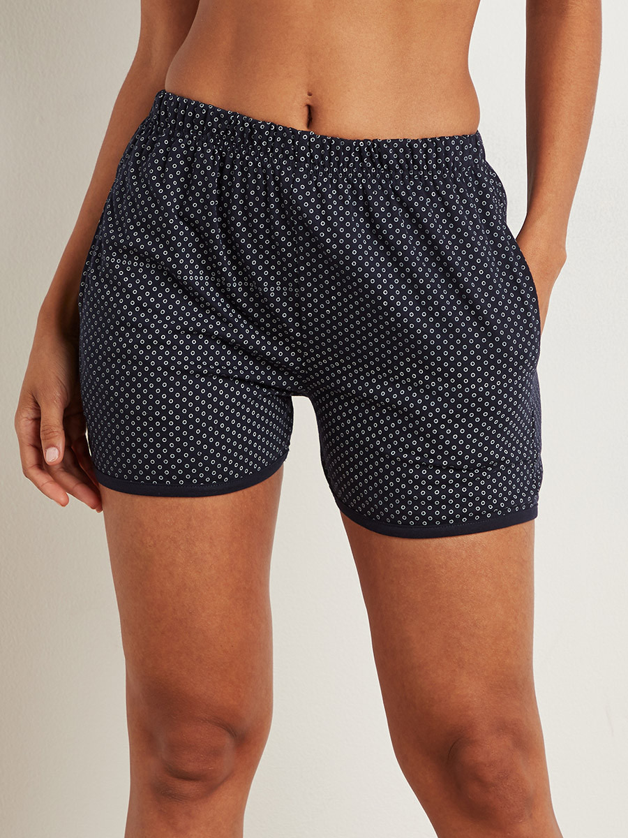 مجموعة من بلوزة مطبوعة وشورت من ستايلي-women-clothing-nightwear-pyjamas-longsets-image-3
