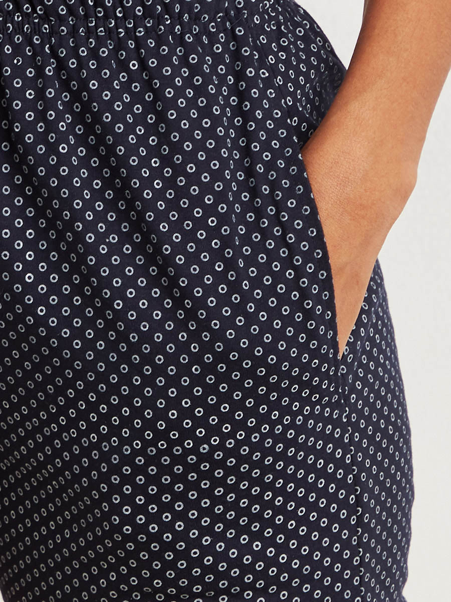 مجموعة من بلوزة مطبوعة وشورت من ستايلي-women-clothing-nightwear-pyjamas-longsets-image-4