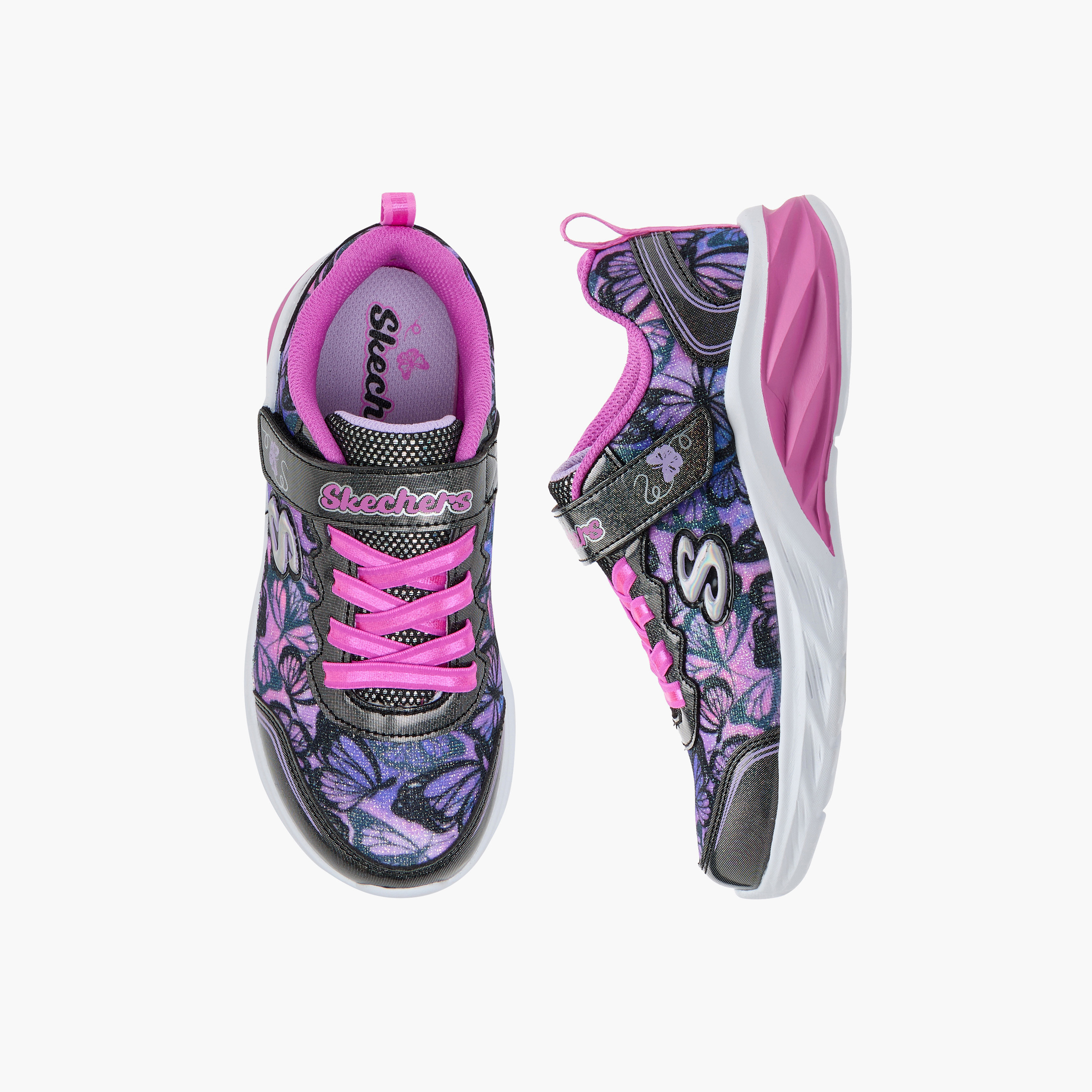 Skechers Girl's Coastline Lace-Up Sneakers 303591L | OE-girls-shoes-sneakers-image-1