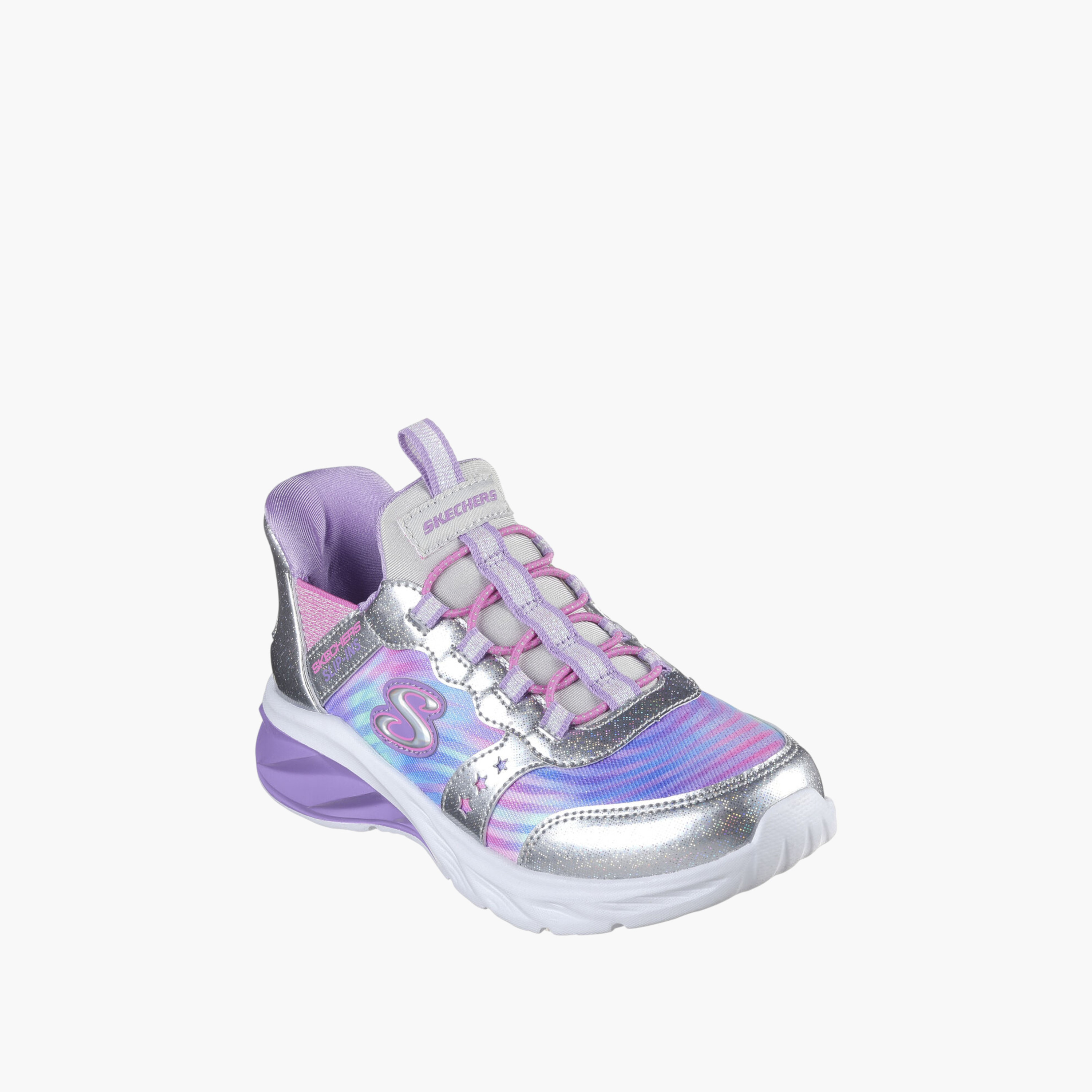 حذاء مشي قوالب ملونة كوست لاين سهل الارتداء للبنات من سكتشرز-girls-shoes-sneakers-image-1