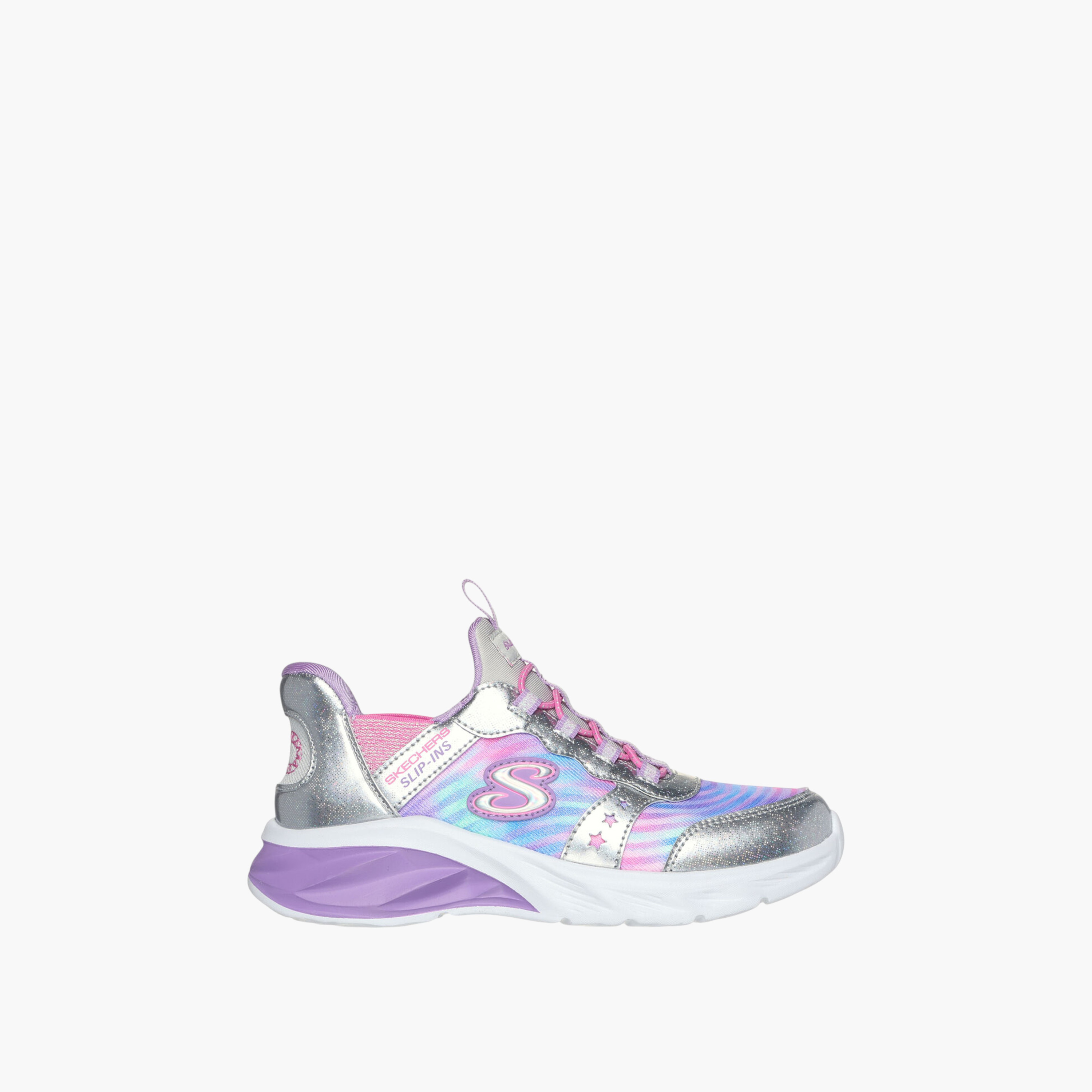 Skechers Girls Colourblock Coastline Slip-On Walking Shoes-girls-shoes-sneakers-image-2