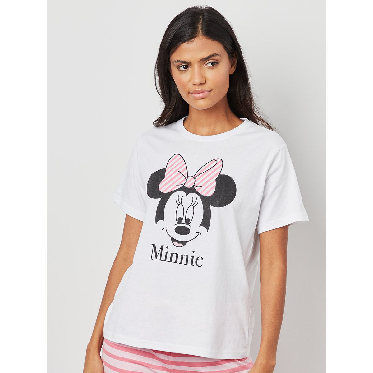 طقم بيجاما (تيشيرت + بنطال) من ستايلي-women-clothing-nightwear-pyjamas-longsets-image-2