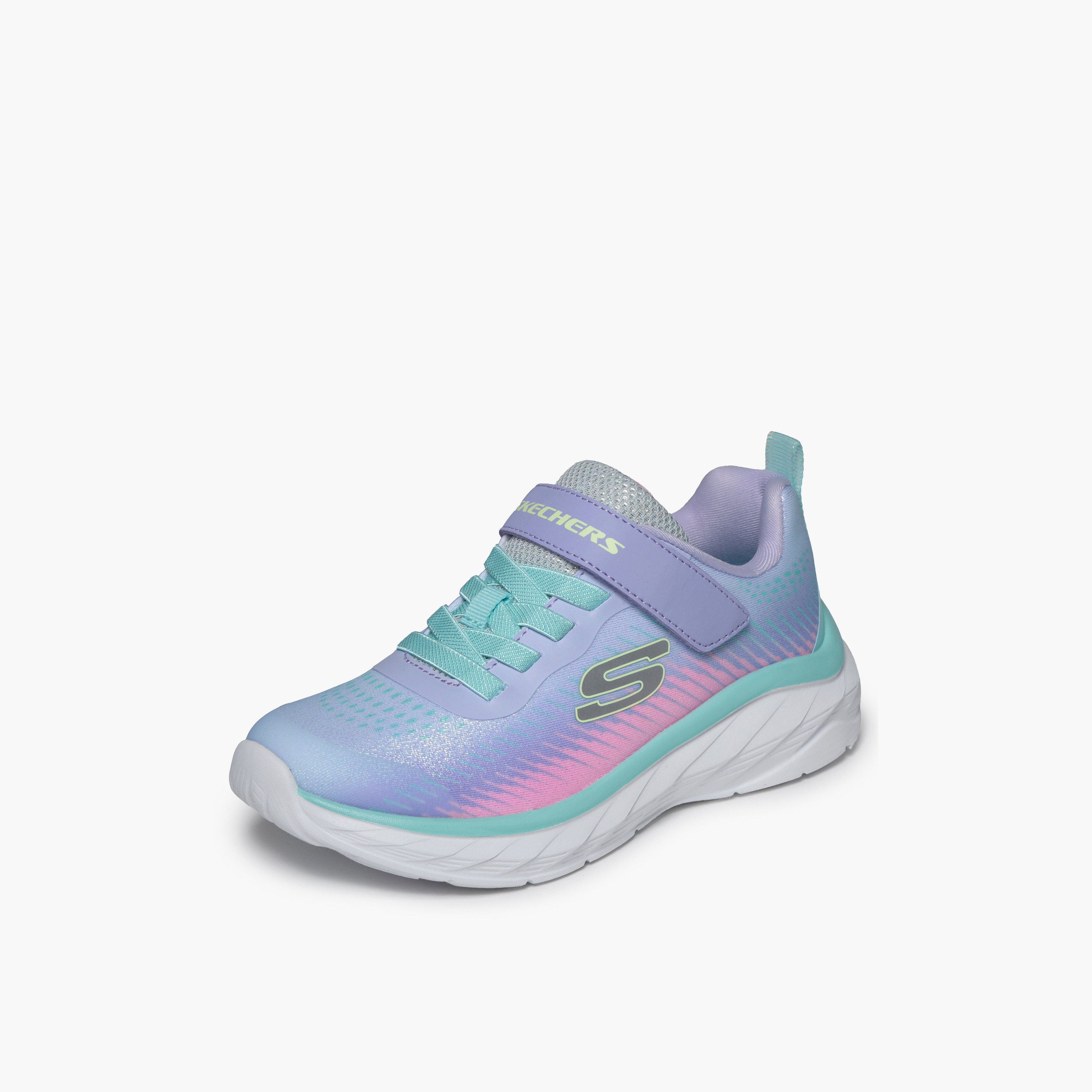 Skechers Girls BOUNDLESS Hook & Loop Sneakers-girls-shoes-sports-image-4