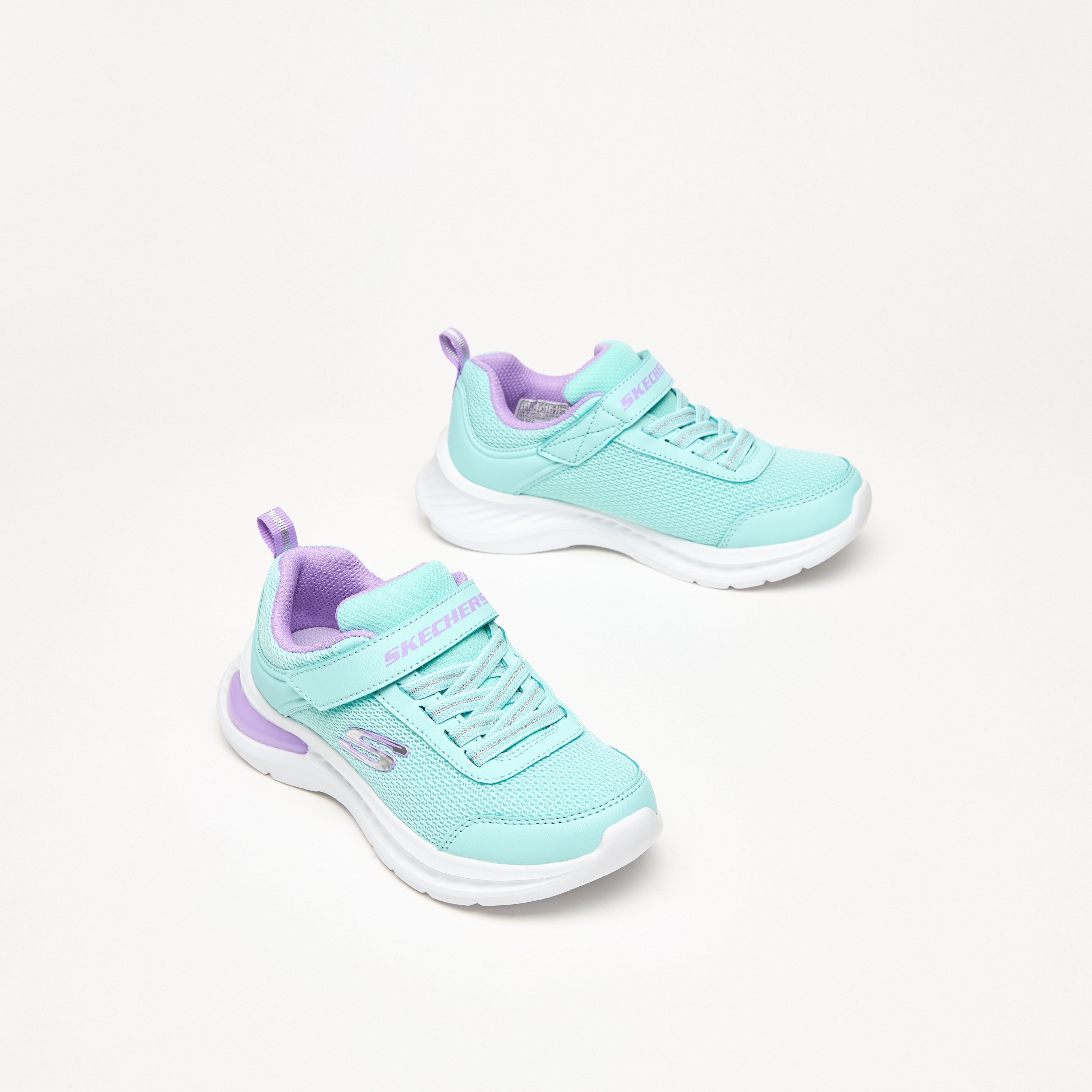حذاء سنيكرز برباط إغلاق وكاحل منخفض للبنات من سكيتشرز-girls-shoes-sneakers-image-1