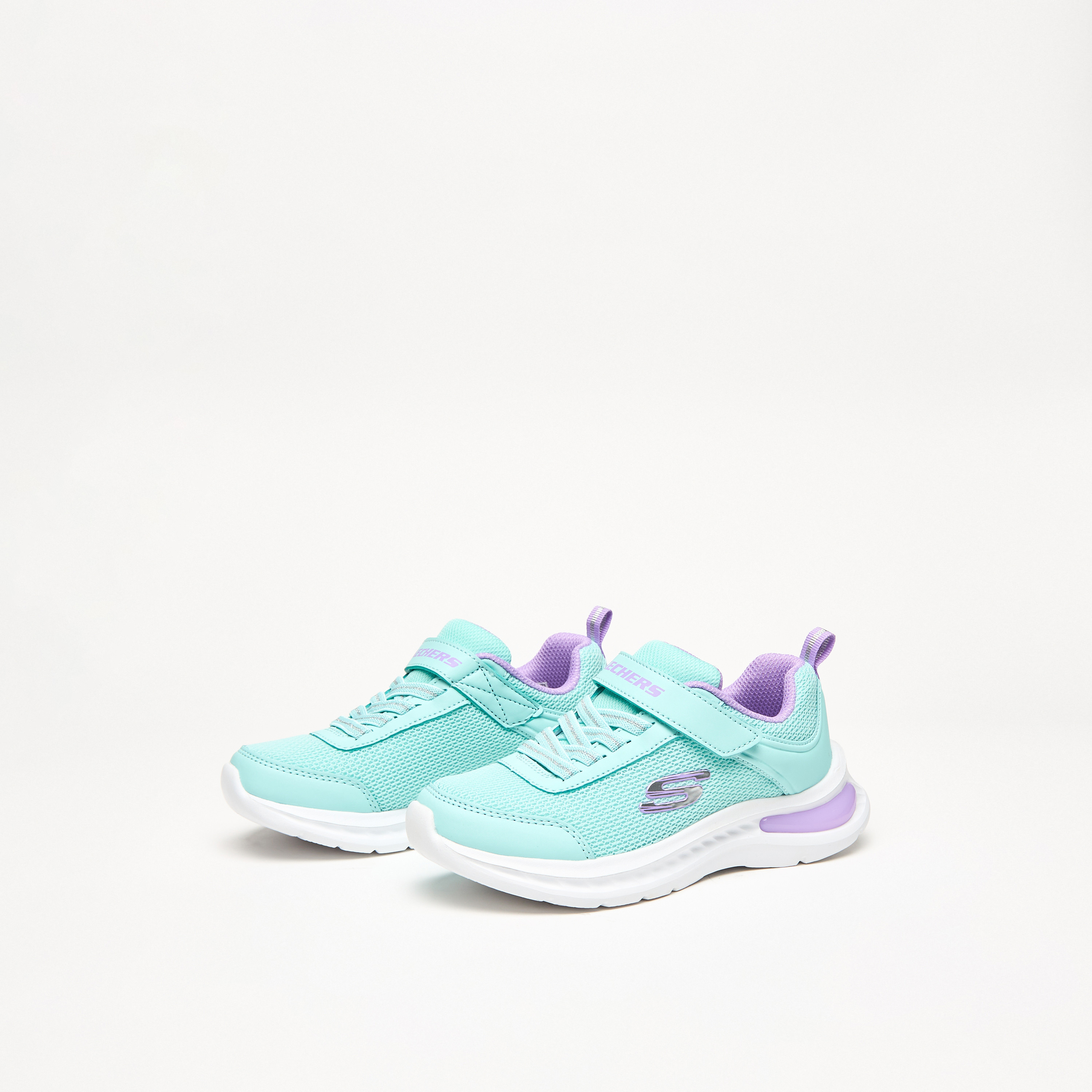 حذاء سنيكرز برباط إغلاق وكاحل منخفض للبنات من سكيتشرز-girls-shoes-sneakers-image-2