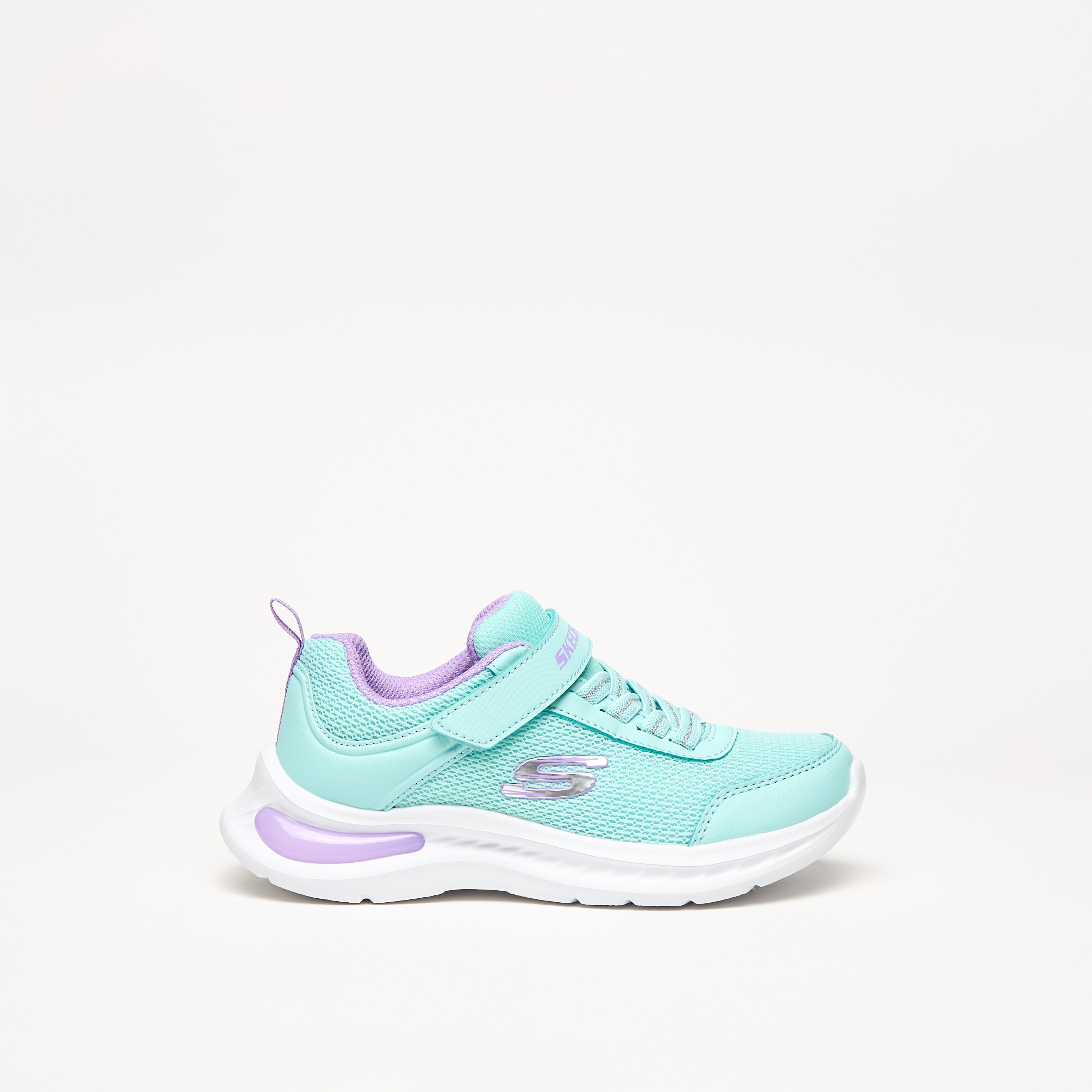 حذاء سنيكرز برباط إغلاق وكاحل منخفض للبنات من سكيتشرز-girls-shoes-sneakers-image-4