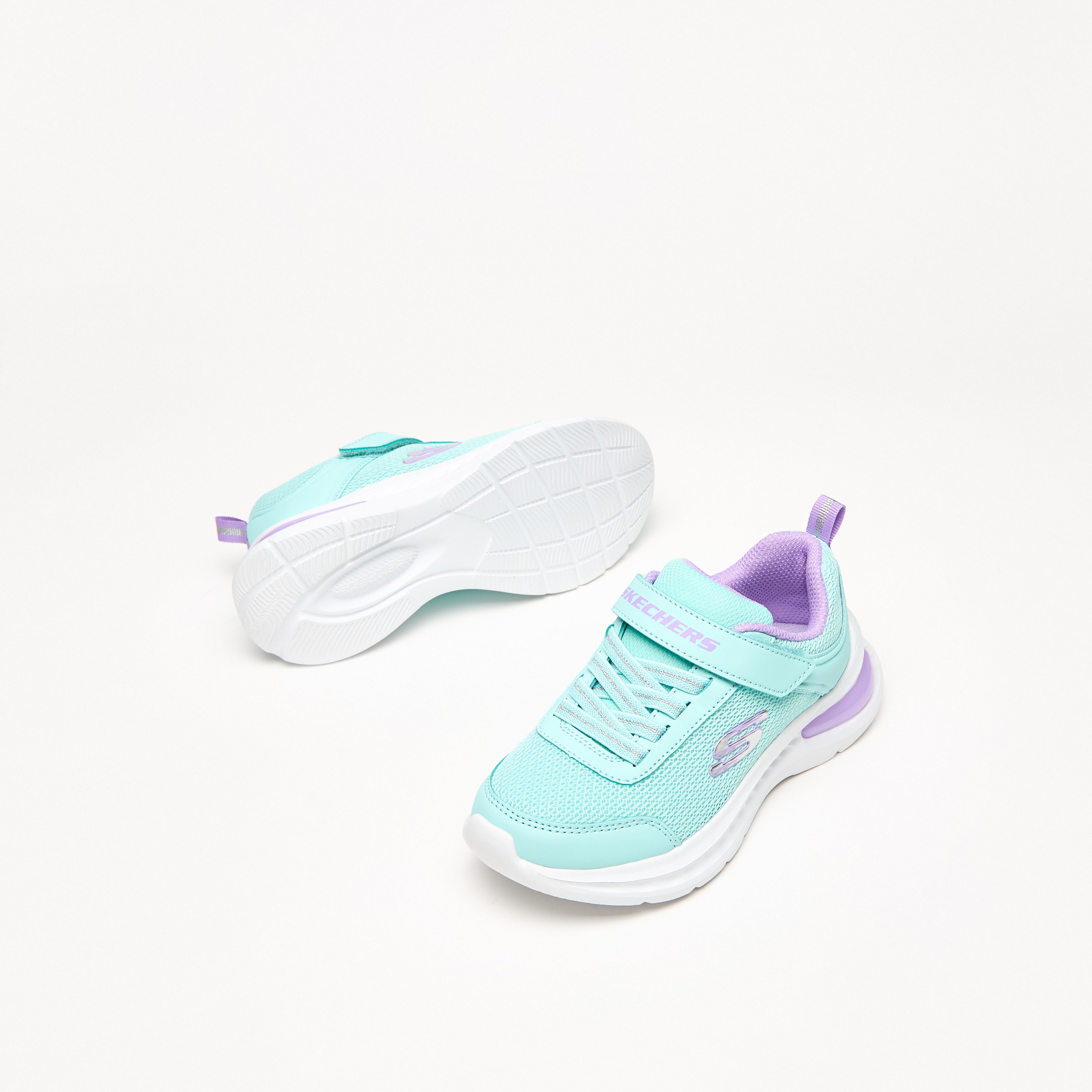 حذاء سنيكرز برباط إغلاق وكاحل منخفض للبنات من سكيتشرز-girls-shoes-sneakers-image-6