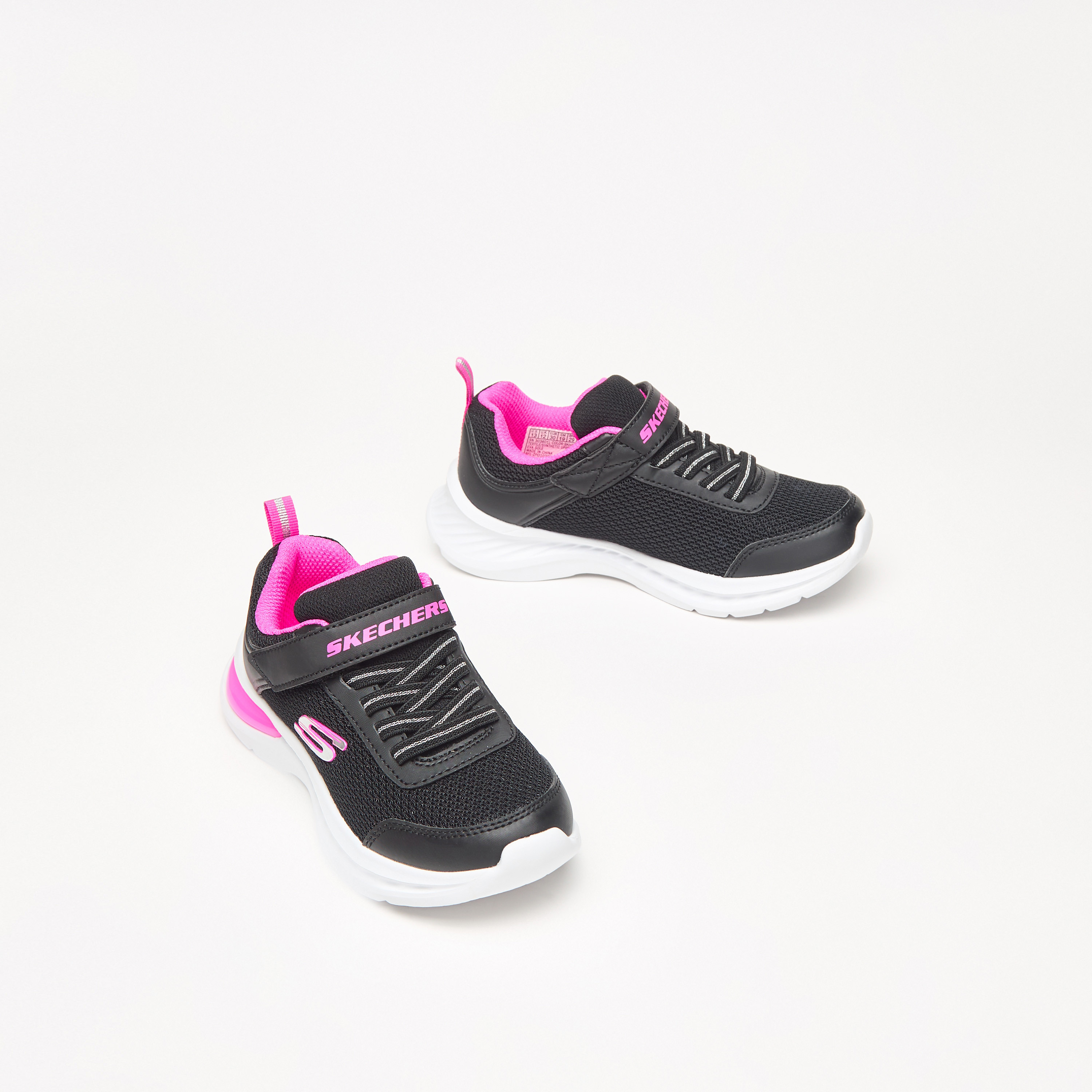حذاء سنيكرز برباط إغلاق وكاحل منخفض للبنات من سكيتشرز-girls-shoes-sneakers-image-9