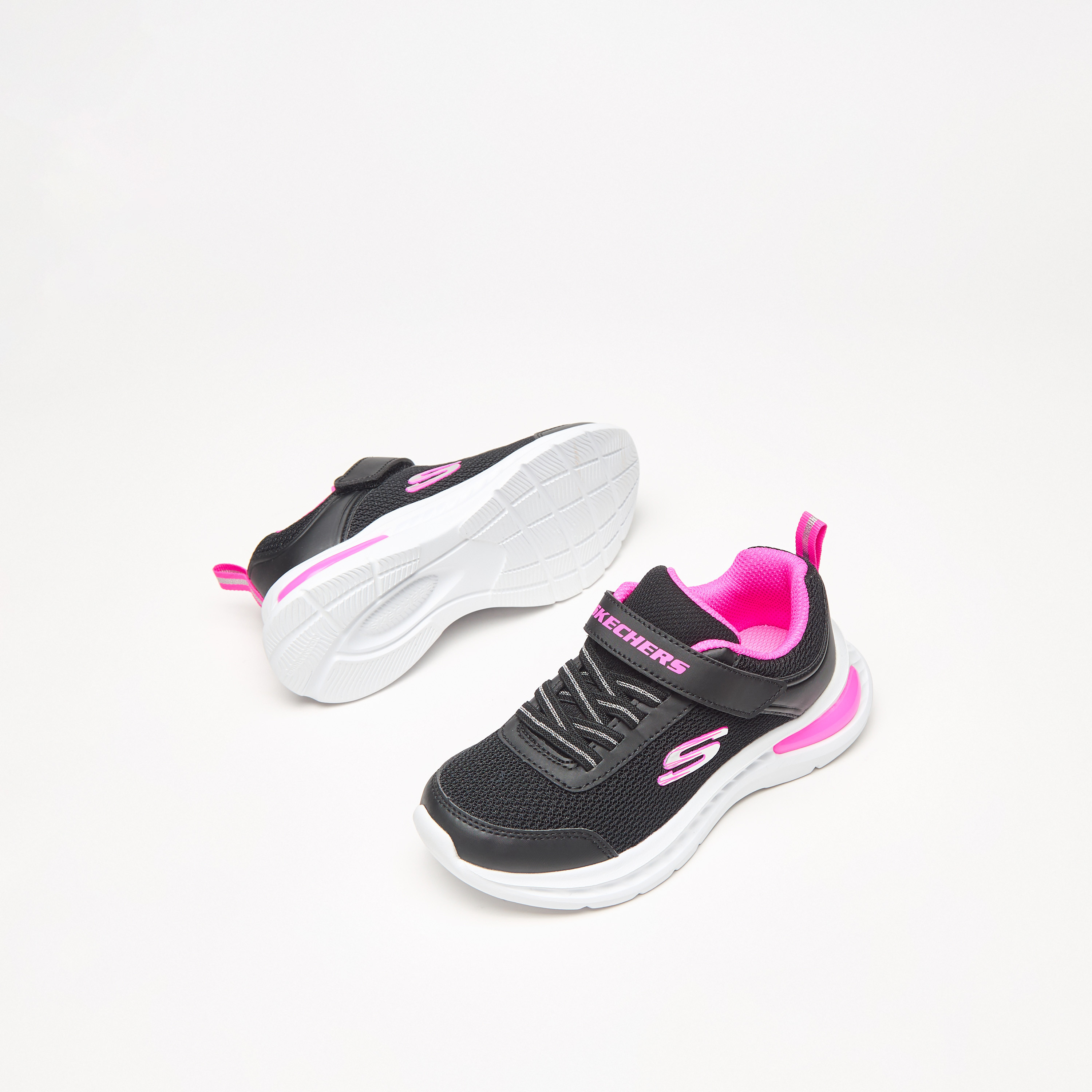 حذاء سنيكرز برباط إغلاق وكاحل منخفض للبنات من سكيتشرز-girls-shoes-sneakers-image-14
