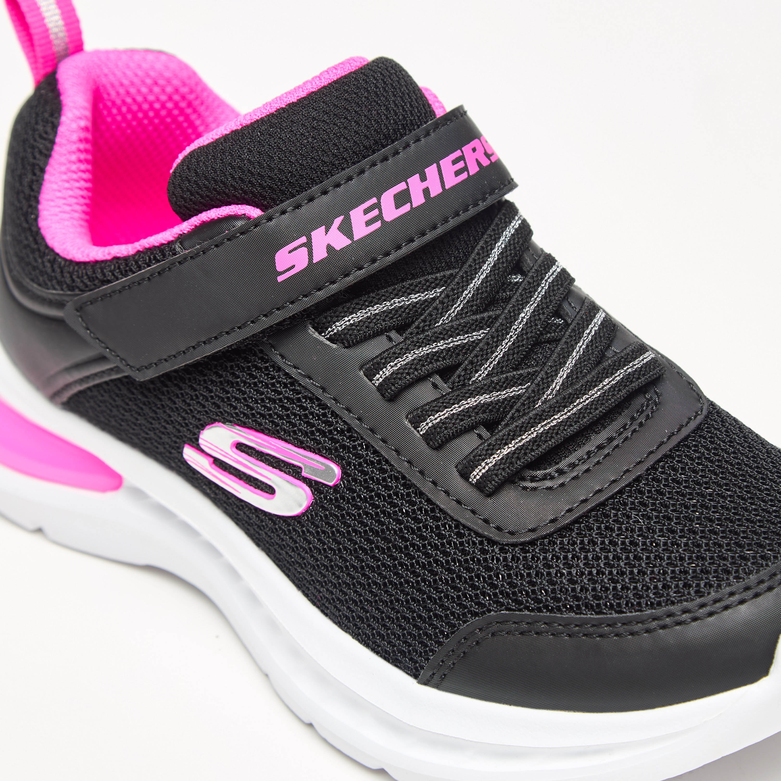 حذاء سنيكرز برباط إغلاق وكاحل منخفض للبنات من سكيتشرز-girls-shoes-sneakers-image-15