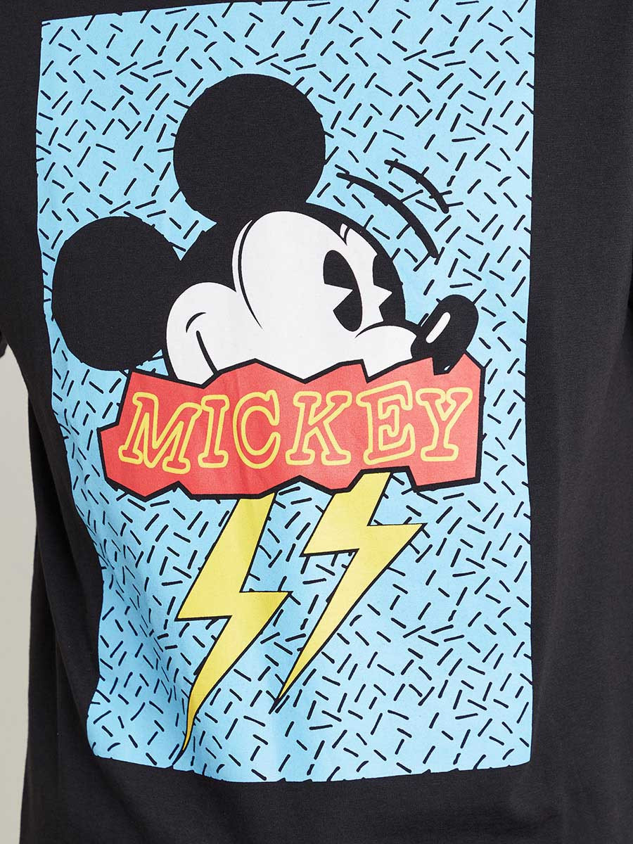 Disney Mickey Mouse T-shirt and Short Set-men-clothing-nightwear-tshirts-image-3
